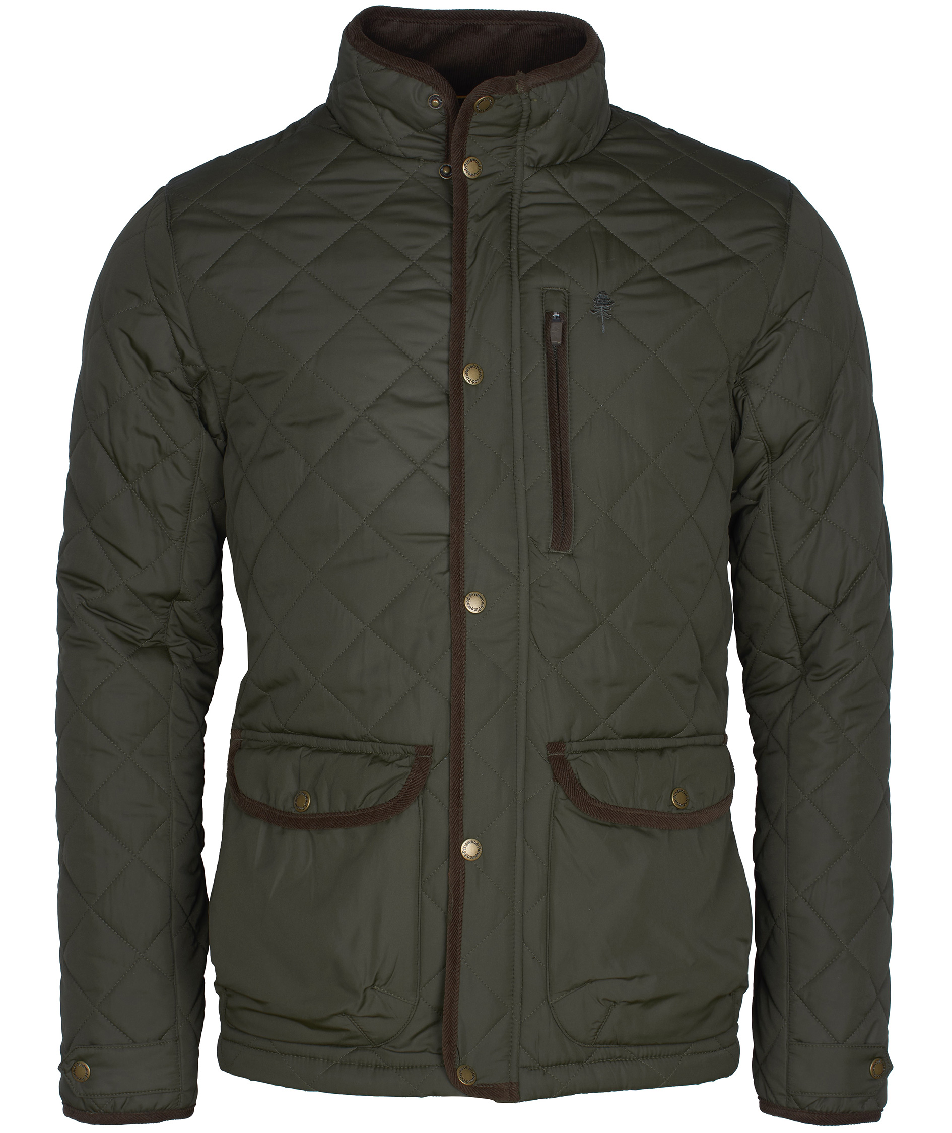 Pinewood&nbsp;Nydala Classic Quilted jakke, Mosgr&oslash;n