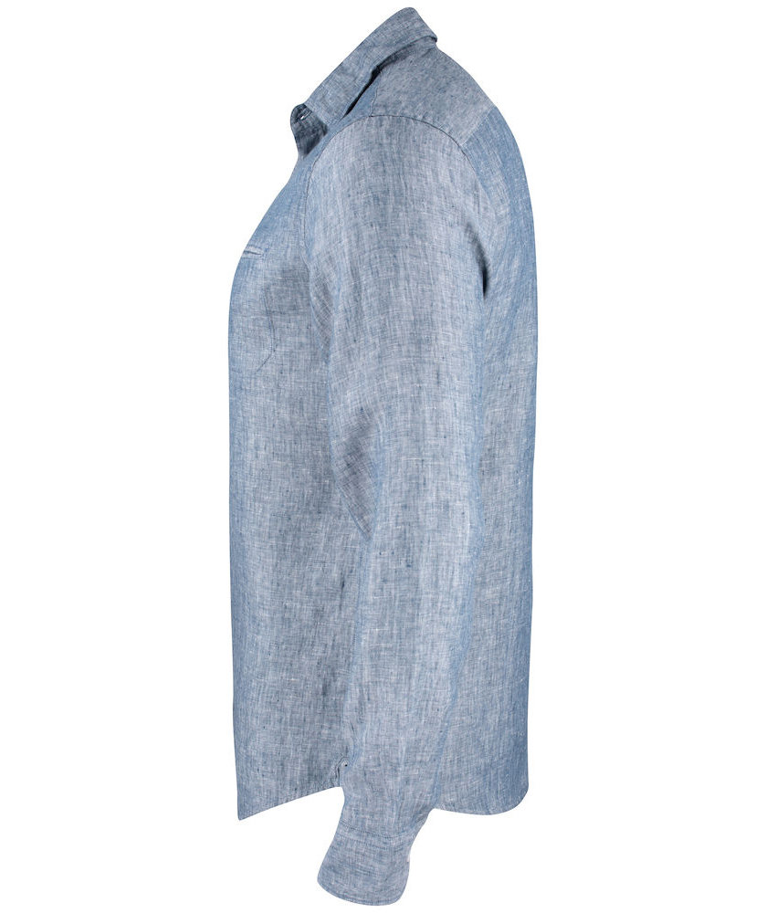 Cutter & Buck Summerland Modern fit linskjorte, Denim Melange, large image number 3