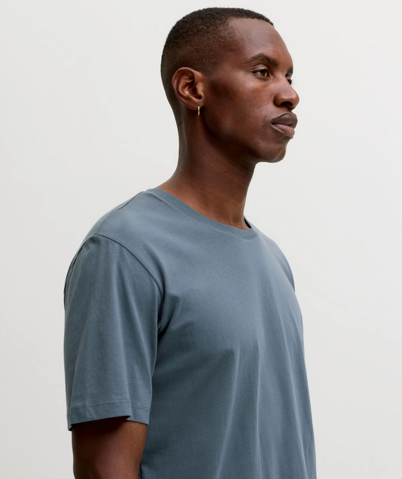 Jack & Jones JJEORGANIC basic T-Shirt, Turbulence, large image number 3