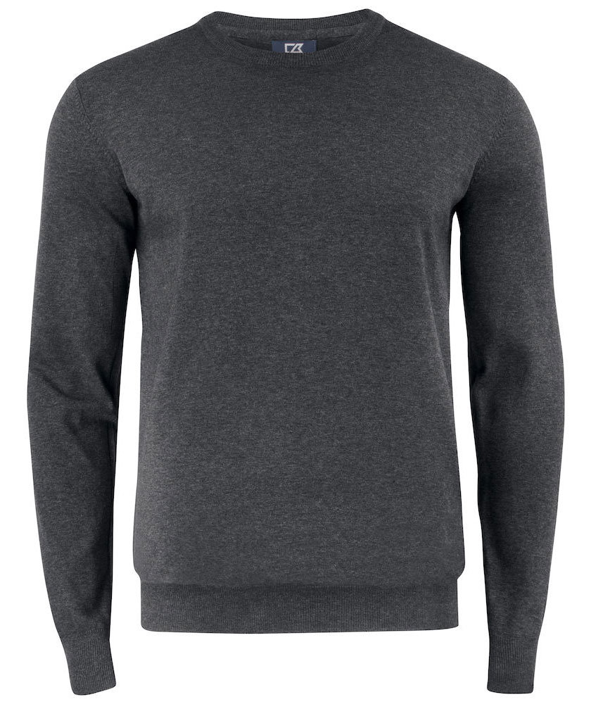 Cutter & Buck Oakville Crewneck, Antracitmelerad, Antracitmelerad, swatch