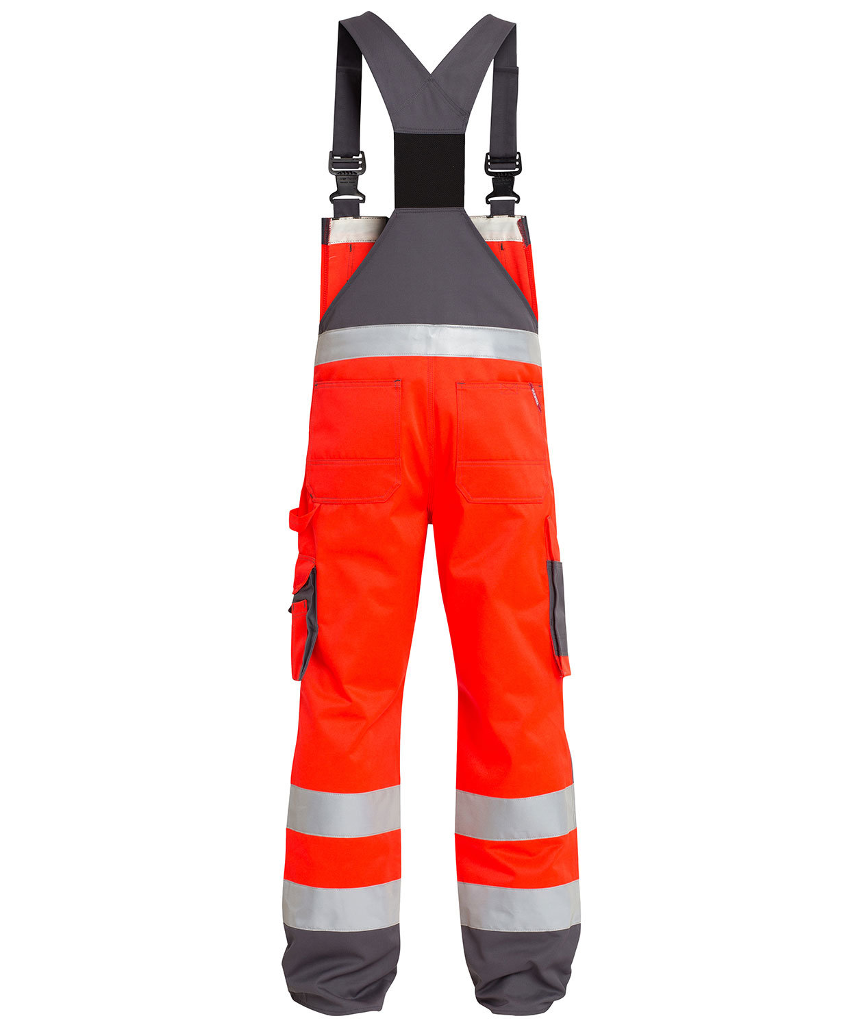 Engel arbejdsoveralls, Hi-vis r&oslash;d/gr&aring;