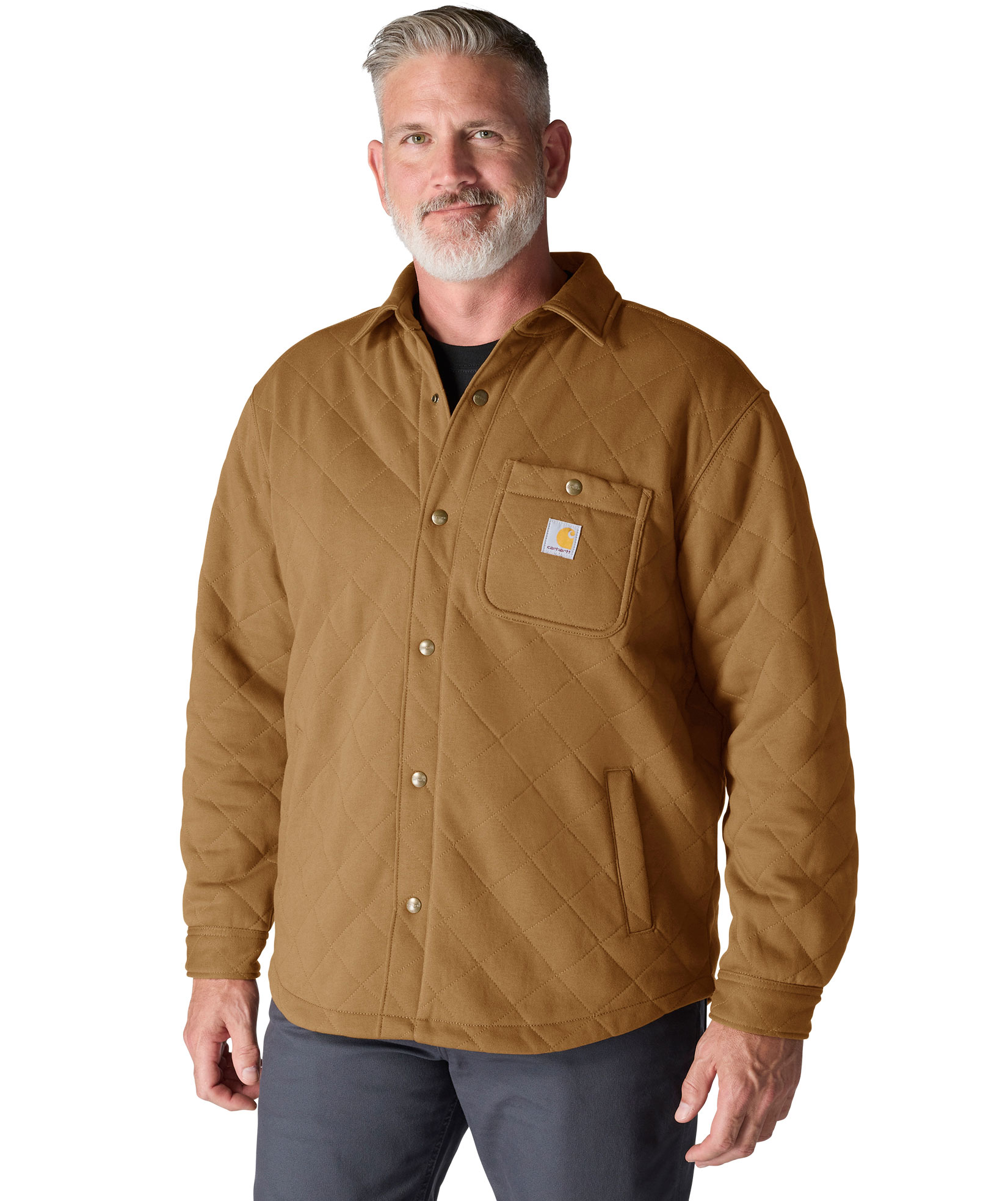 Carhartt quiltet Hemdjacke, Carhartt Brown, large image number 5
