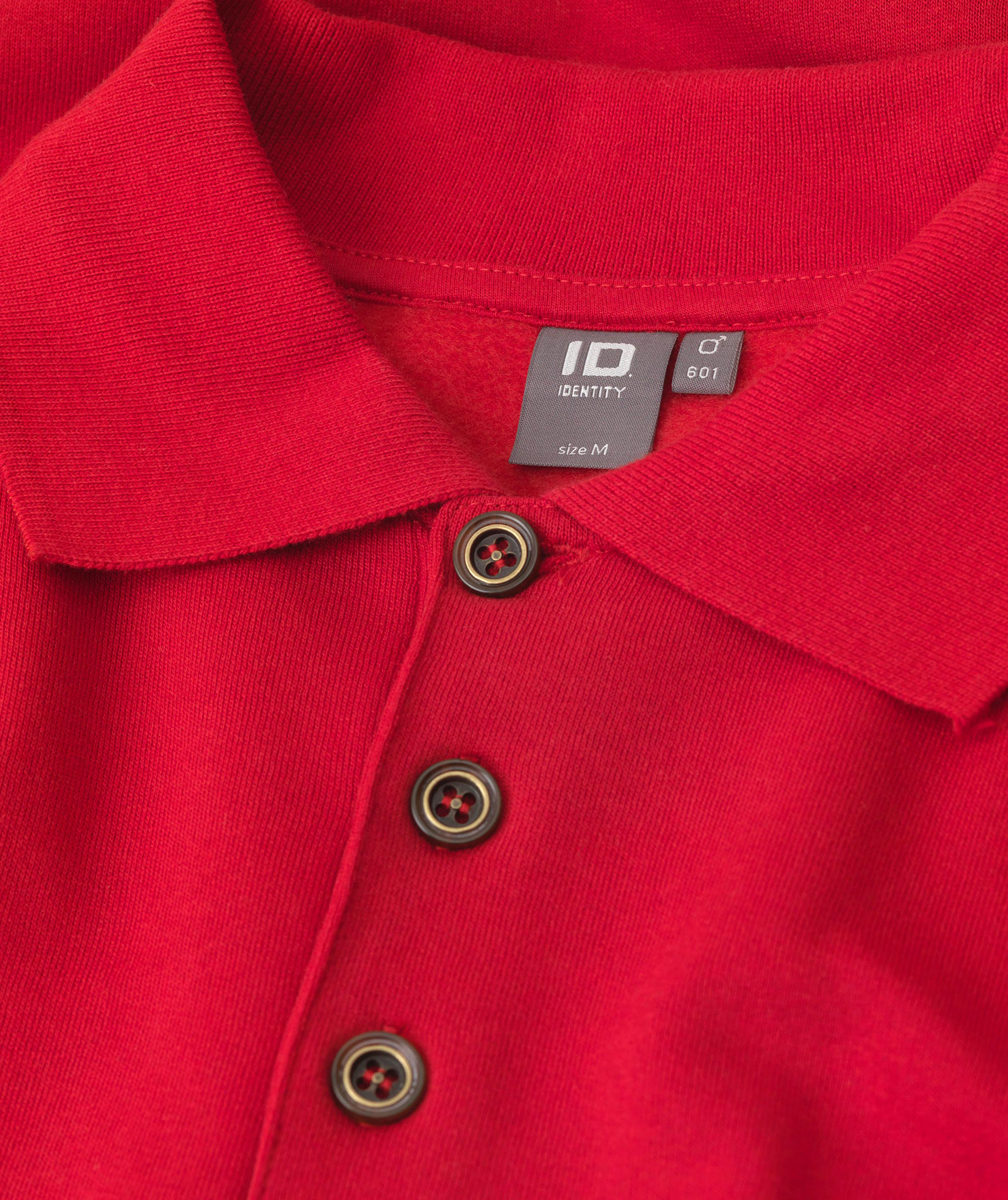 ID Game long-sleeved Polo T-shirt, Red, large image number 3