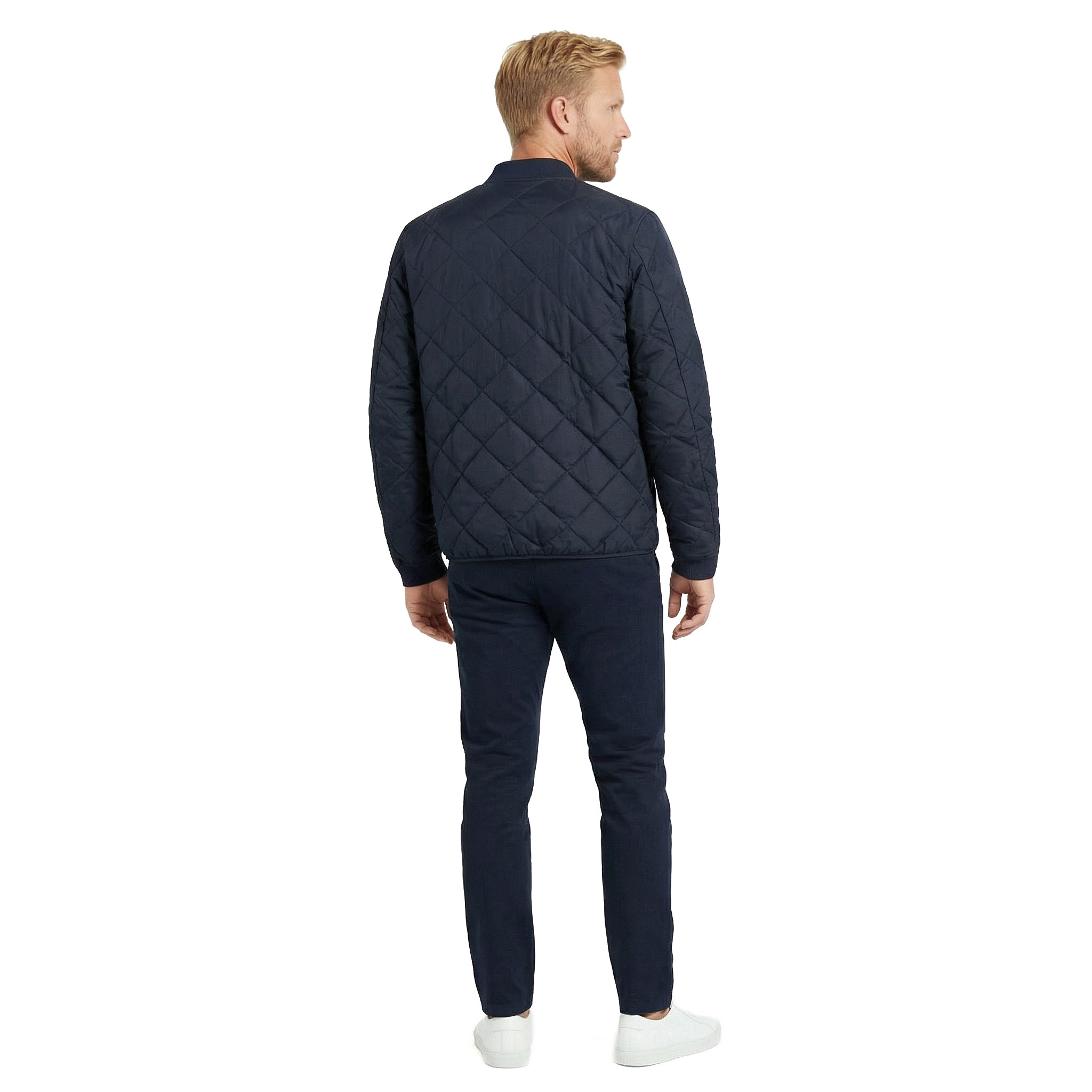 ID Allround vattert jakke, Navy, large image number 3