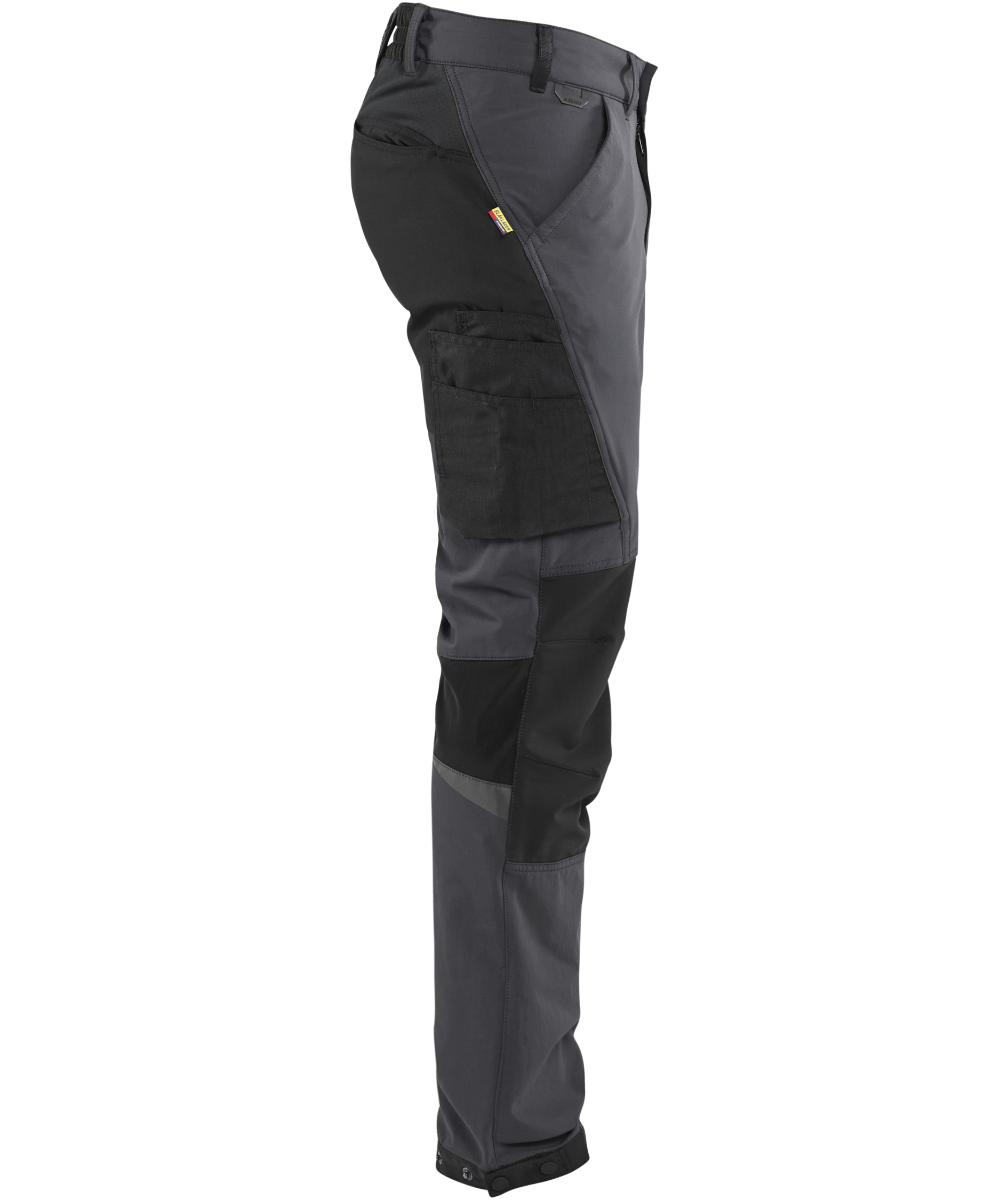 Bl&aring;kl&auml;der service trousers full stretch, Grey/Black, large image number 3
