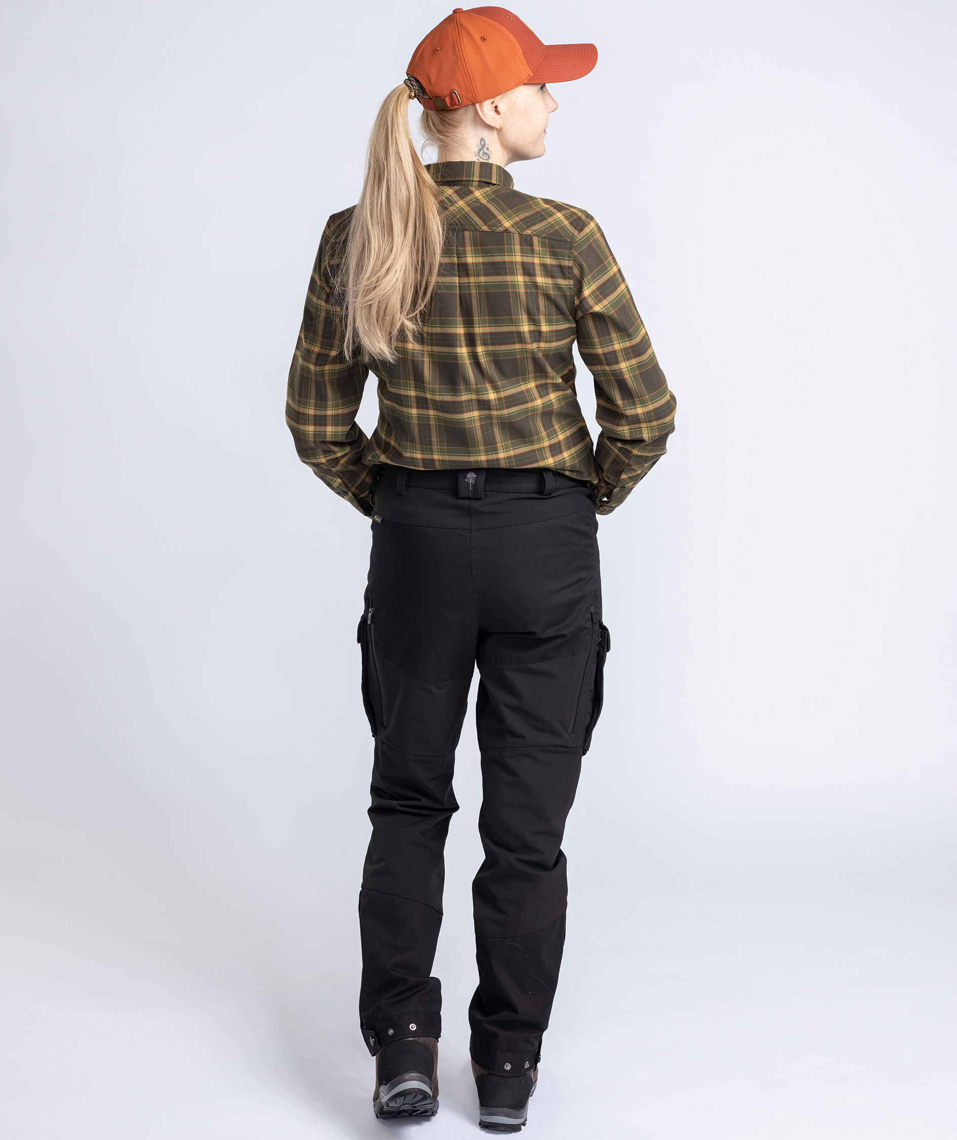 Pinewood Abisko Hiking Regular Fit dameskjorte, Moss green, large image number 6