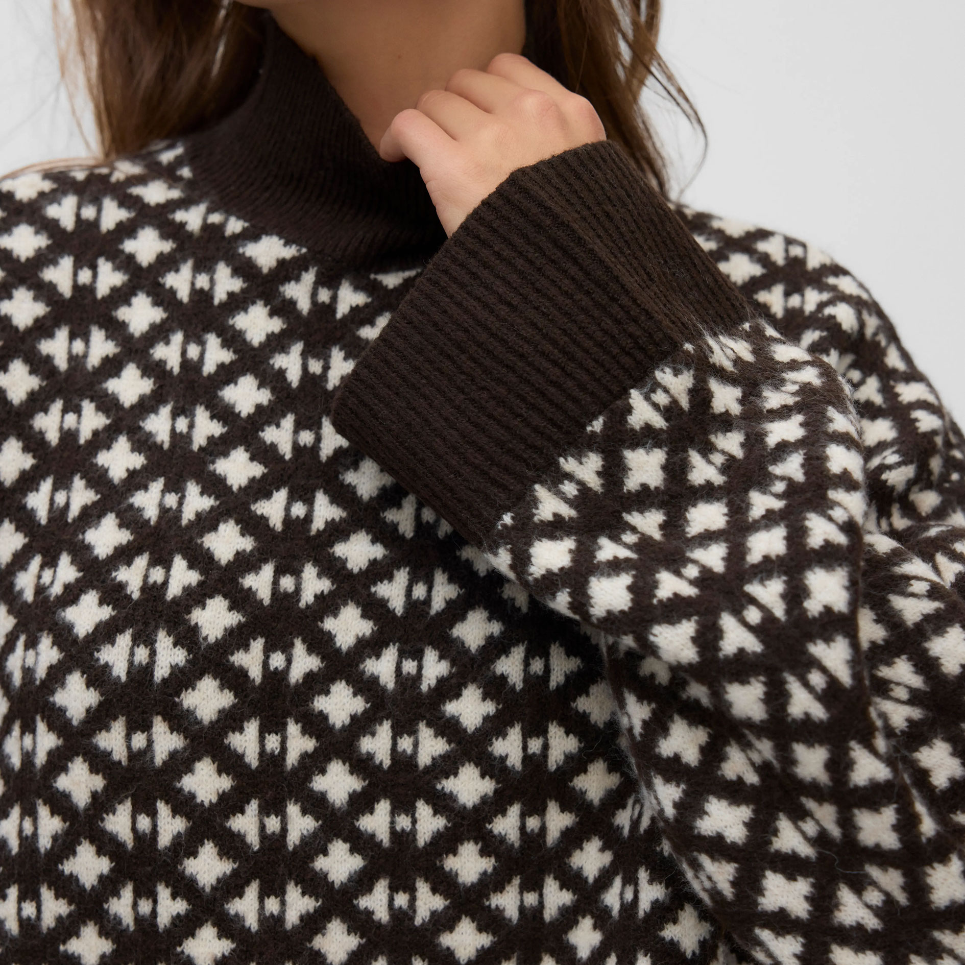 Vero Moda VMBIRCH dame striktr&oslash;je, Chocolate Torte, large image number 4