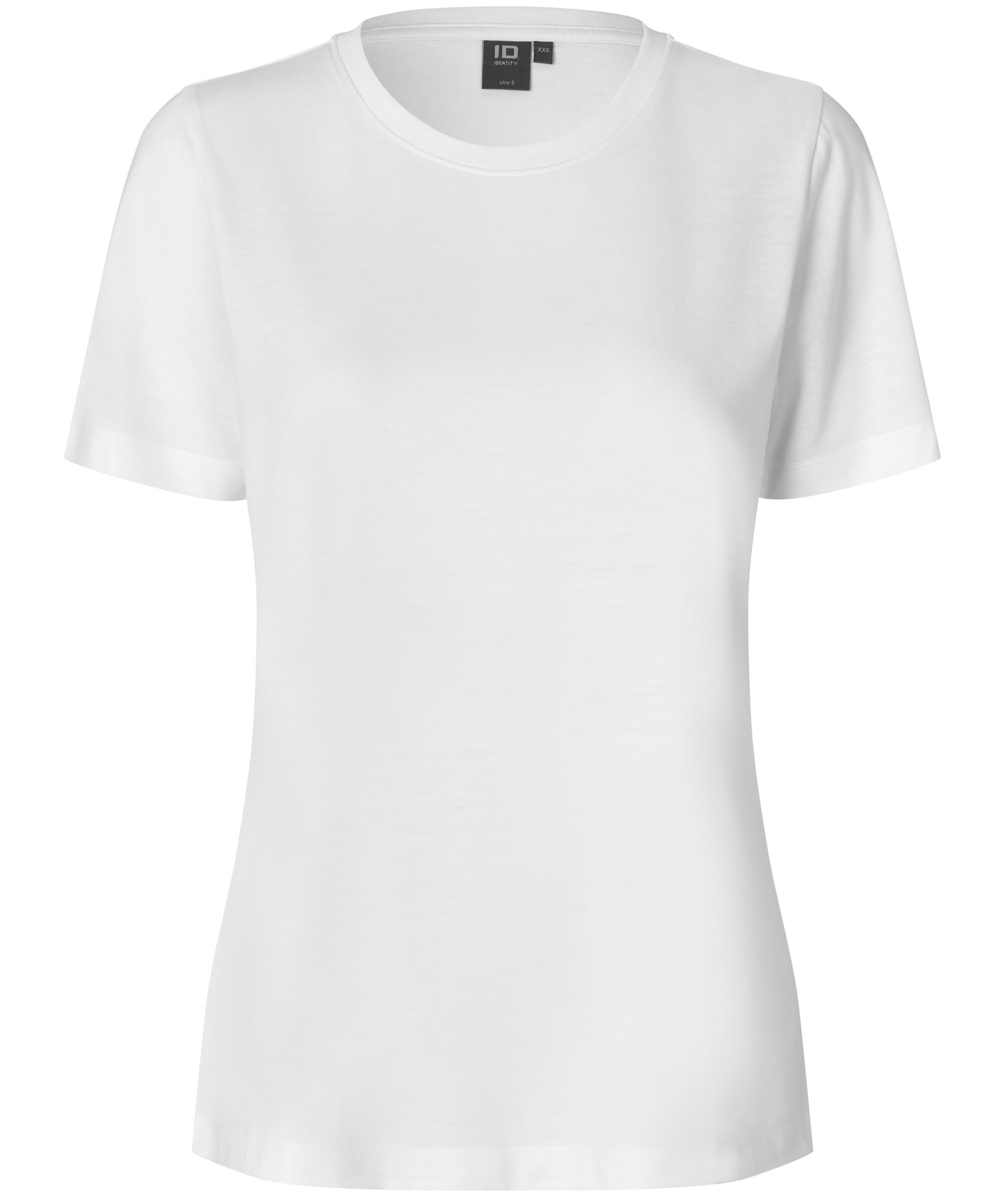 ID Ease dame T-skjorte, Hvit, Hvit, swatch
