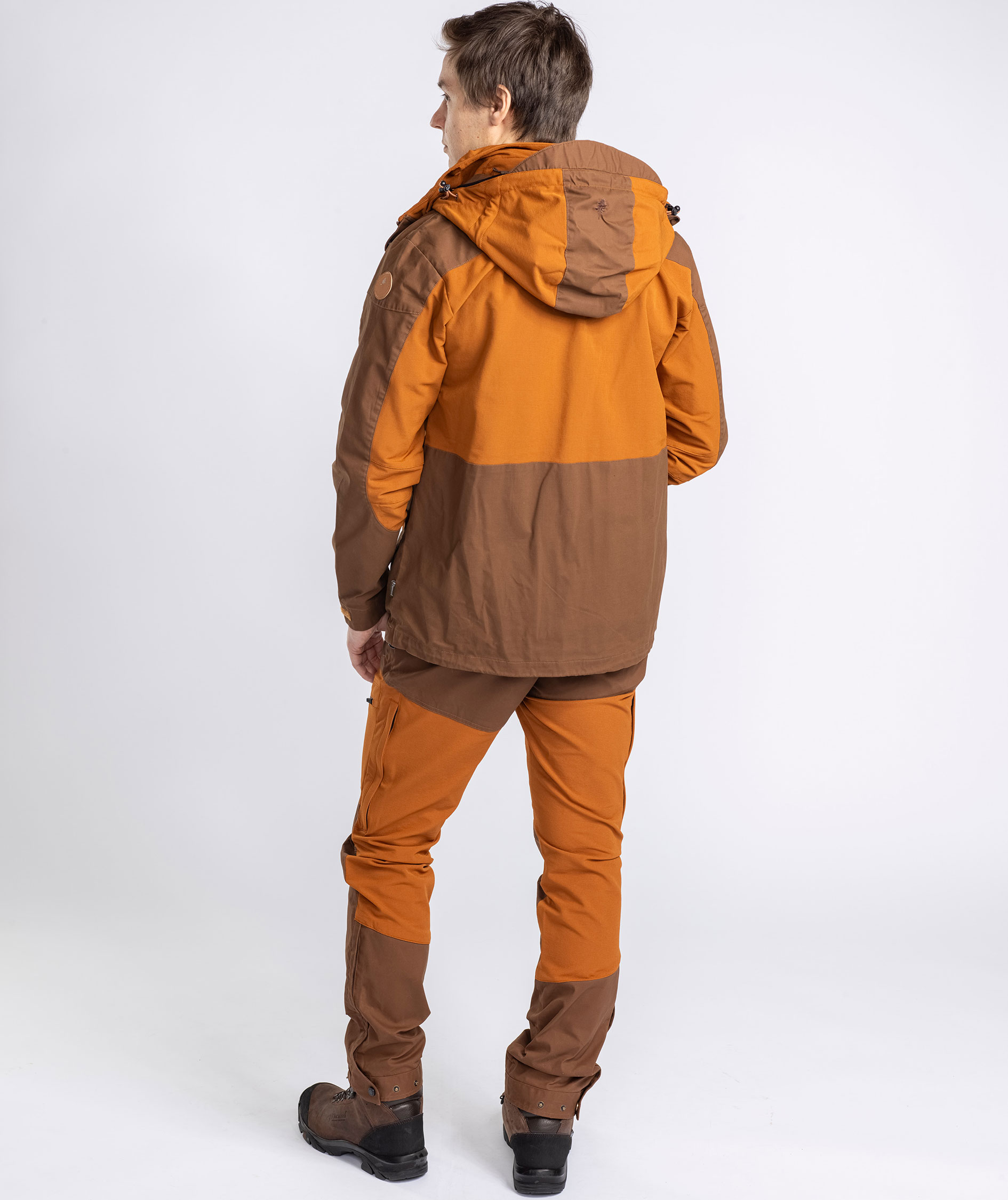 Pinewood Finnveden Hybrid friluftsjakke, Fudge/Nougat, large image number 6