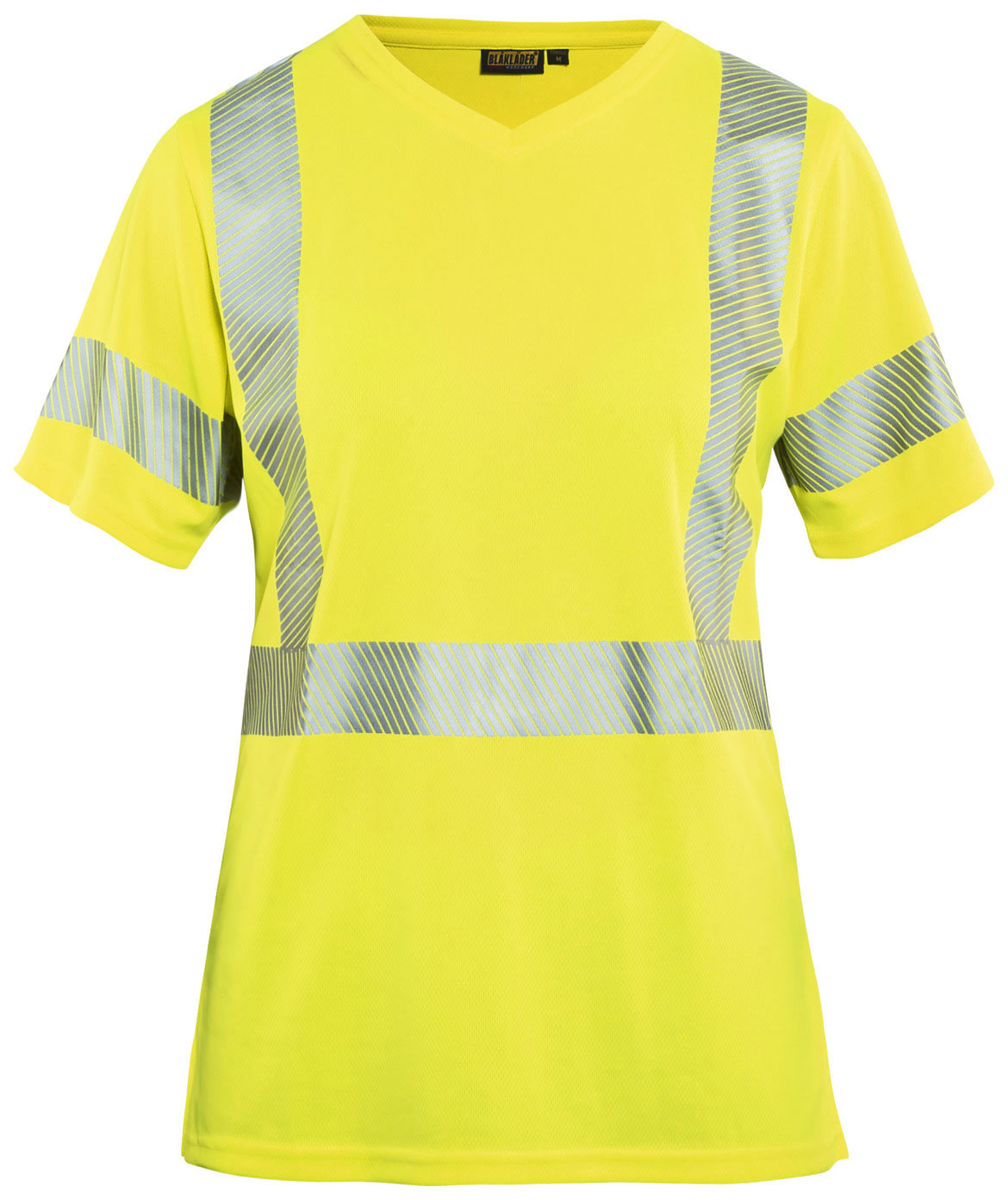 Bl&aring;kl&auml;der dame T-skjorte, Hi-Vis&nbsp;Gul