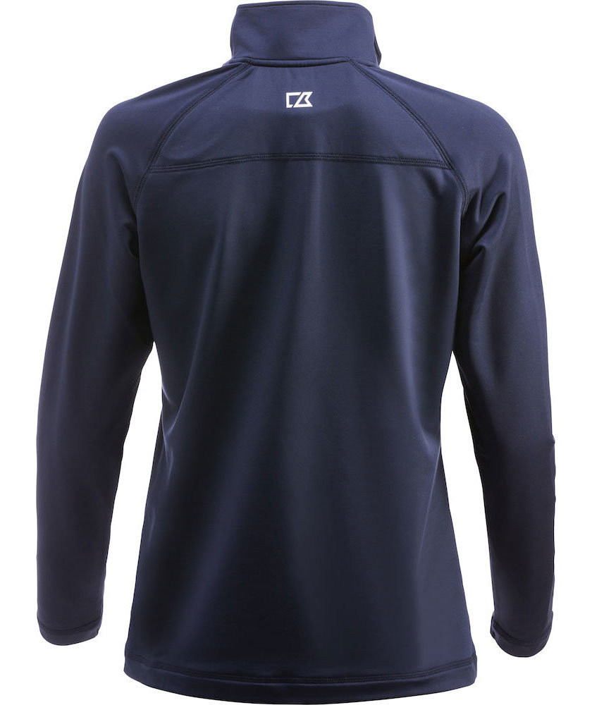 Cutter & Buck Coos Bay halfzip tr&ouml;ja dam, M&ouml;rk marinbl&aring;, large image number 2