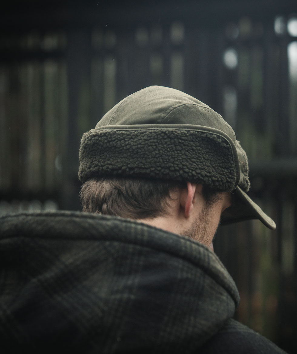 Seeland Teddy Fold Down cap, Pine green, Pine green, large image number 2