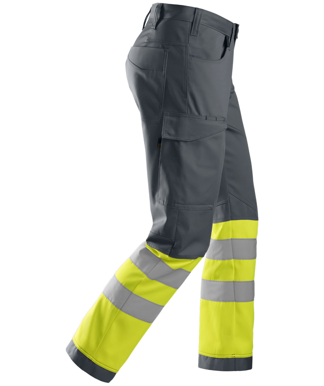 Snickers arbejdsbukser 6900, Koksgr&aring;/Gul, large image number 3