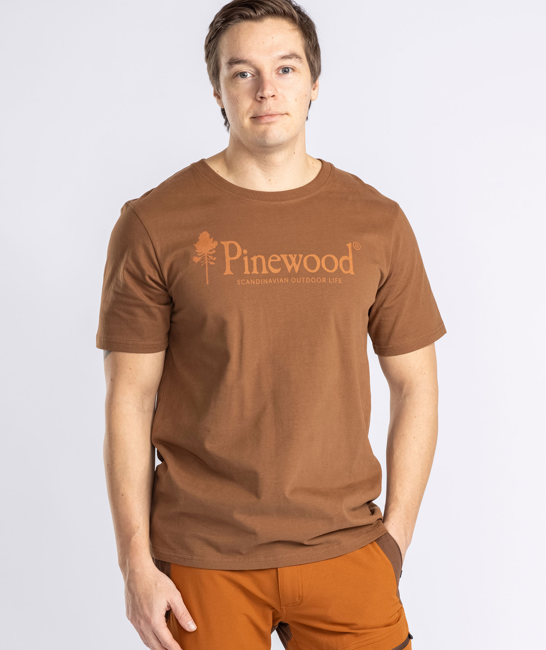 Pinewood Outdoor Life T-shirt, Nougat