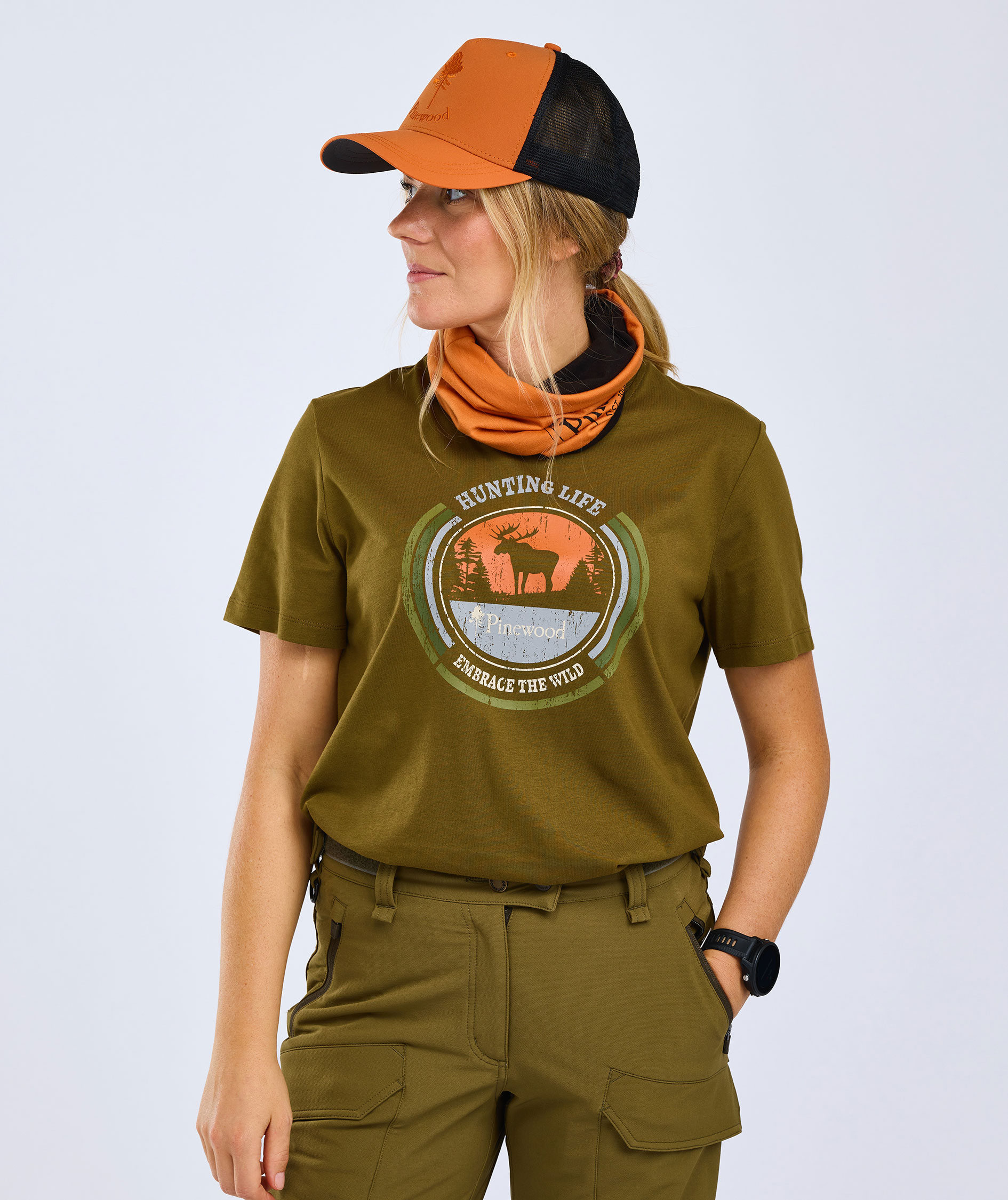 Pinewood Moose dame T-shirt