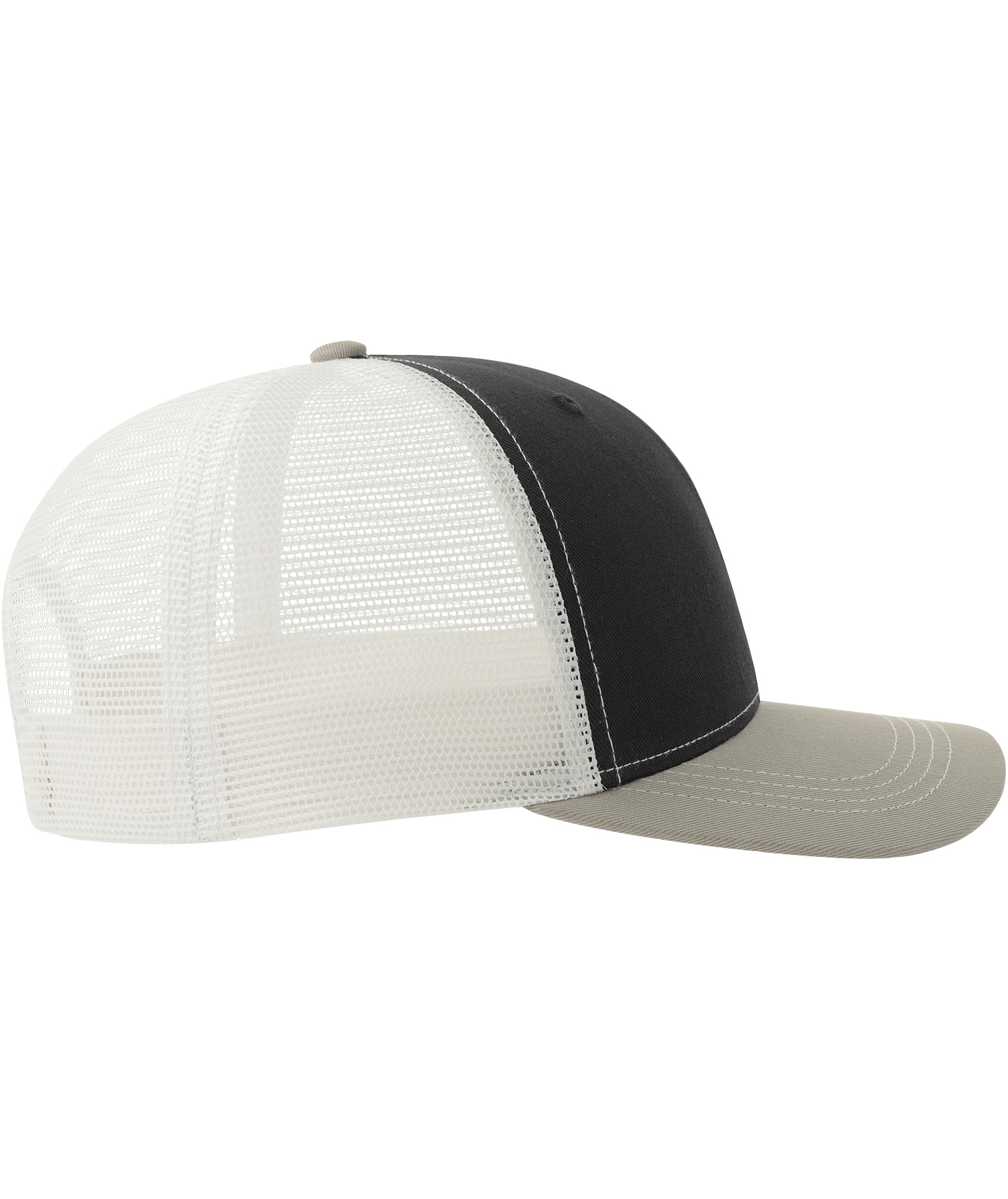 Atlantis Sonic-S cap, Black/Grey Melange/White, Black/Grey Melange/White, large image number 3