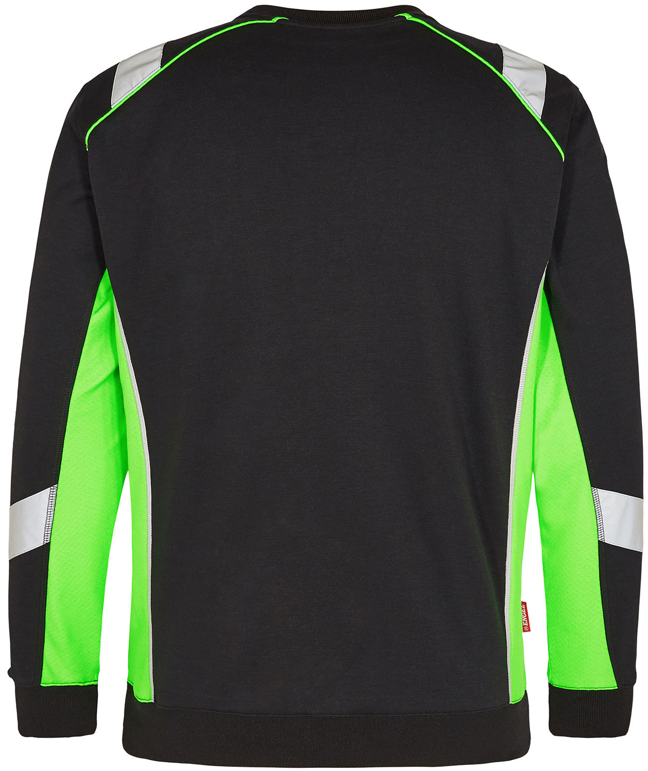 Engel Cargo sweatshirt, Svart/Gr&ouml;n