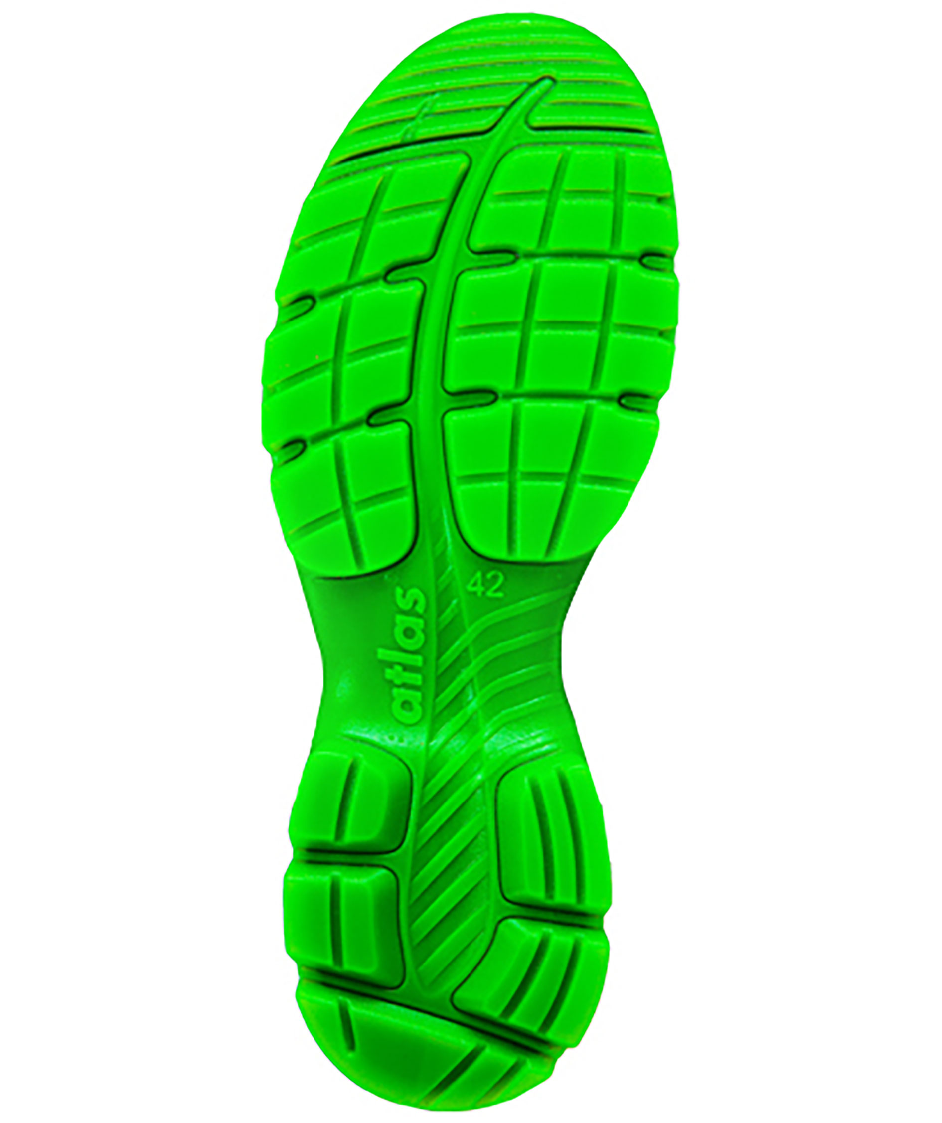 Atlas Sportline 265 safety sandals S1P, Black/Neon-green