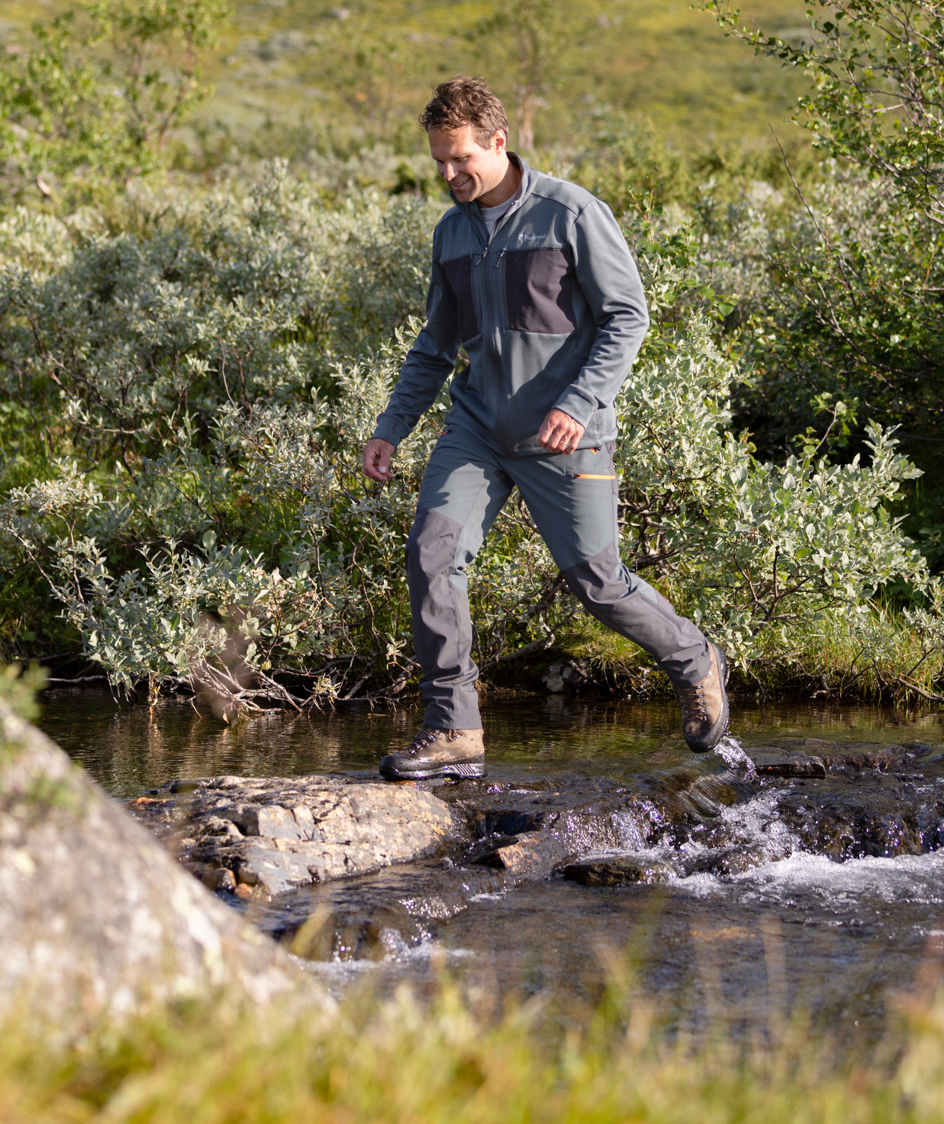 Pinewood Abisko Brenton fritidsbukser, Urban Grey/Dark Anthracite, large image number 4