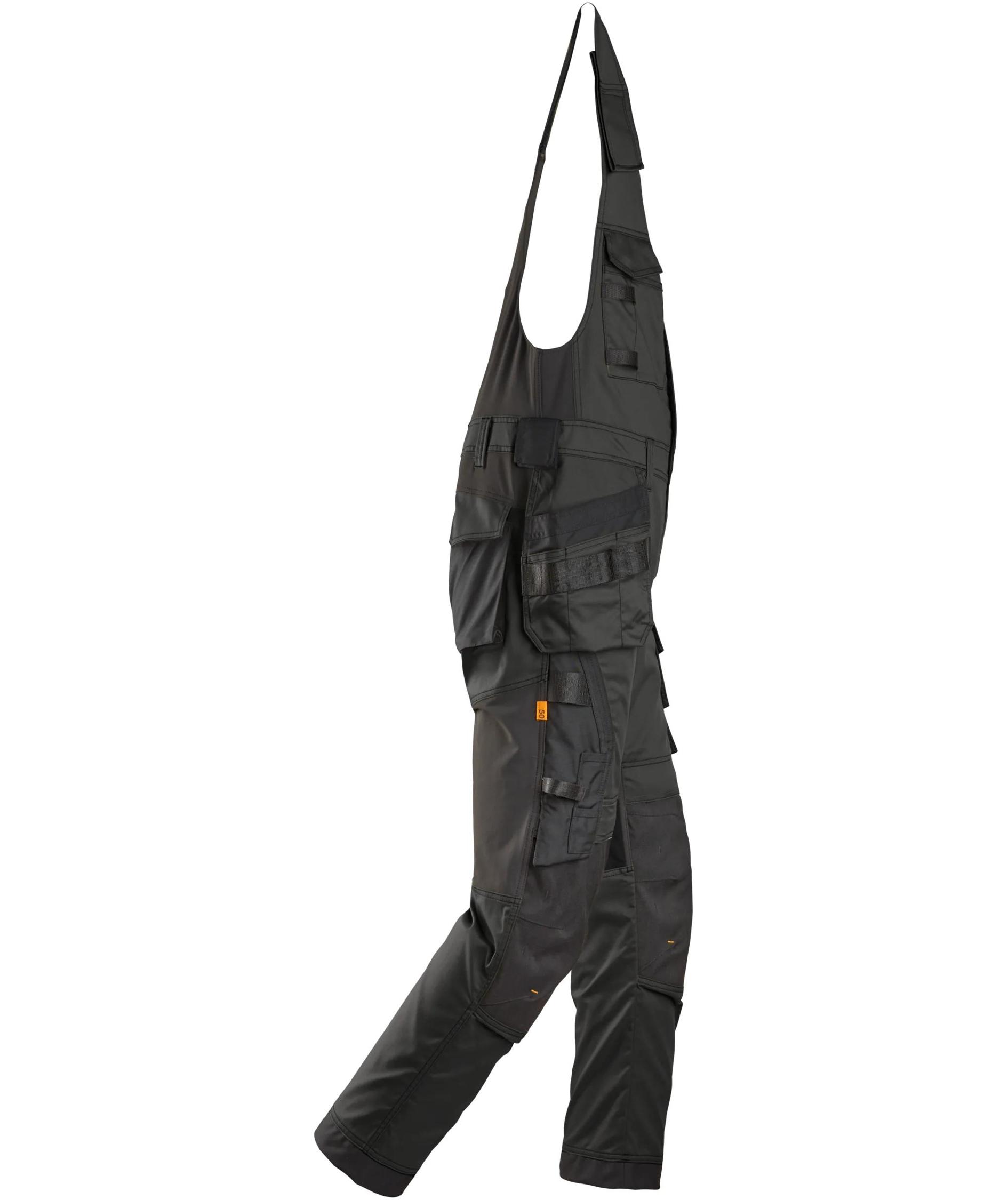 Snickers AllroundWork craftsman one-piece trousers 6012, Black/Black, large image number 2