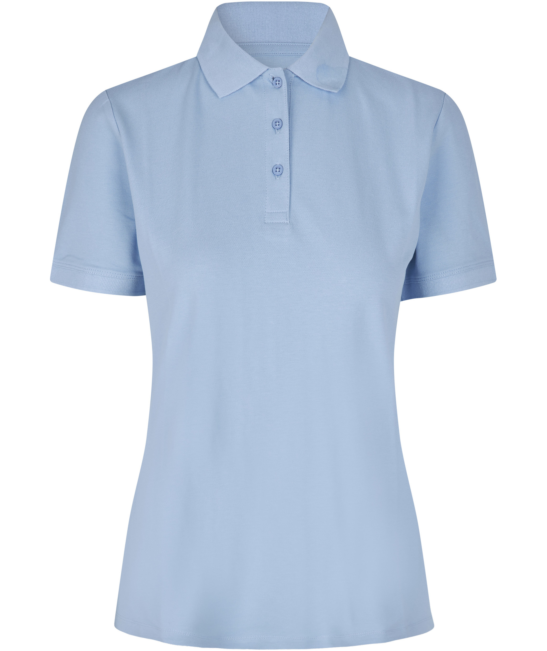 ID &oslash;kologisk dame polo T-shirt, Lys Bl&aring;, Lys Bl&aring;, swatch