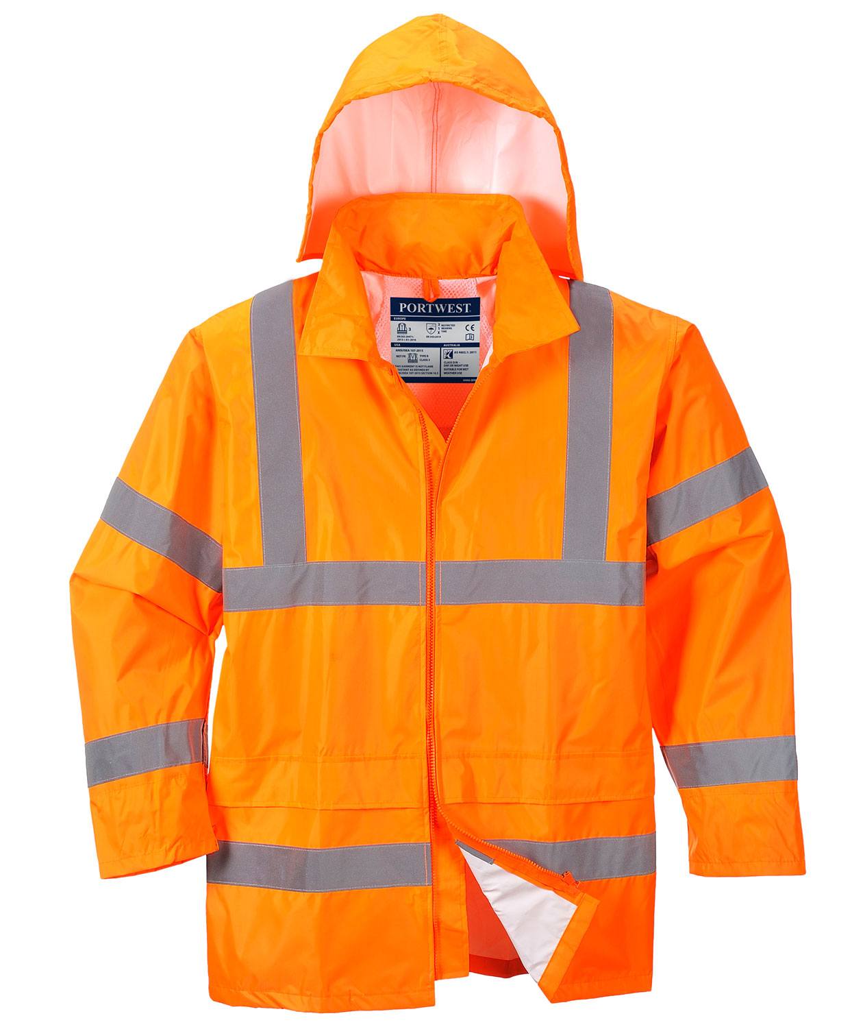 Portwest regnjacka, Varsel Orange