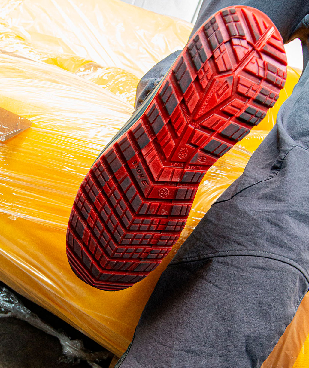 Giasco Shark skyddssandaler S1P, Svart/R&ouml;d, large image number 2