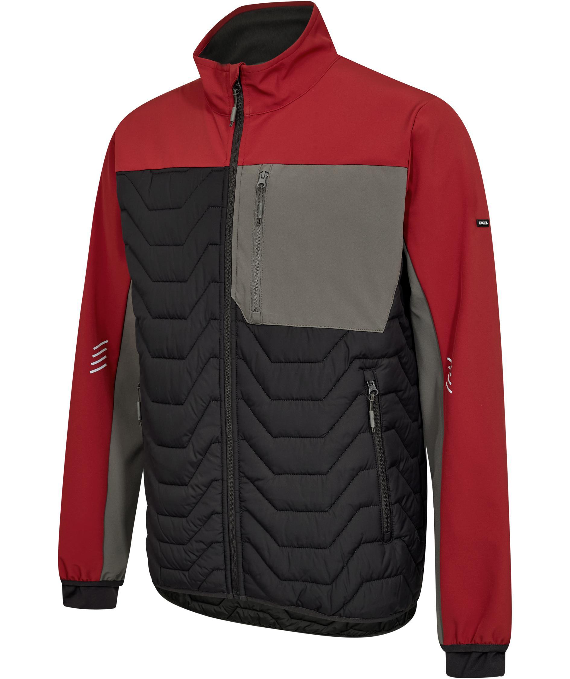 Engel Entire hybridjakke, Anthracite Grey/Flame, large image number 2