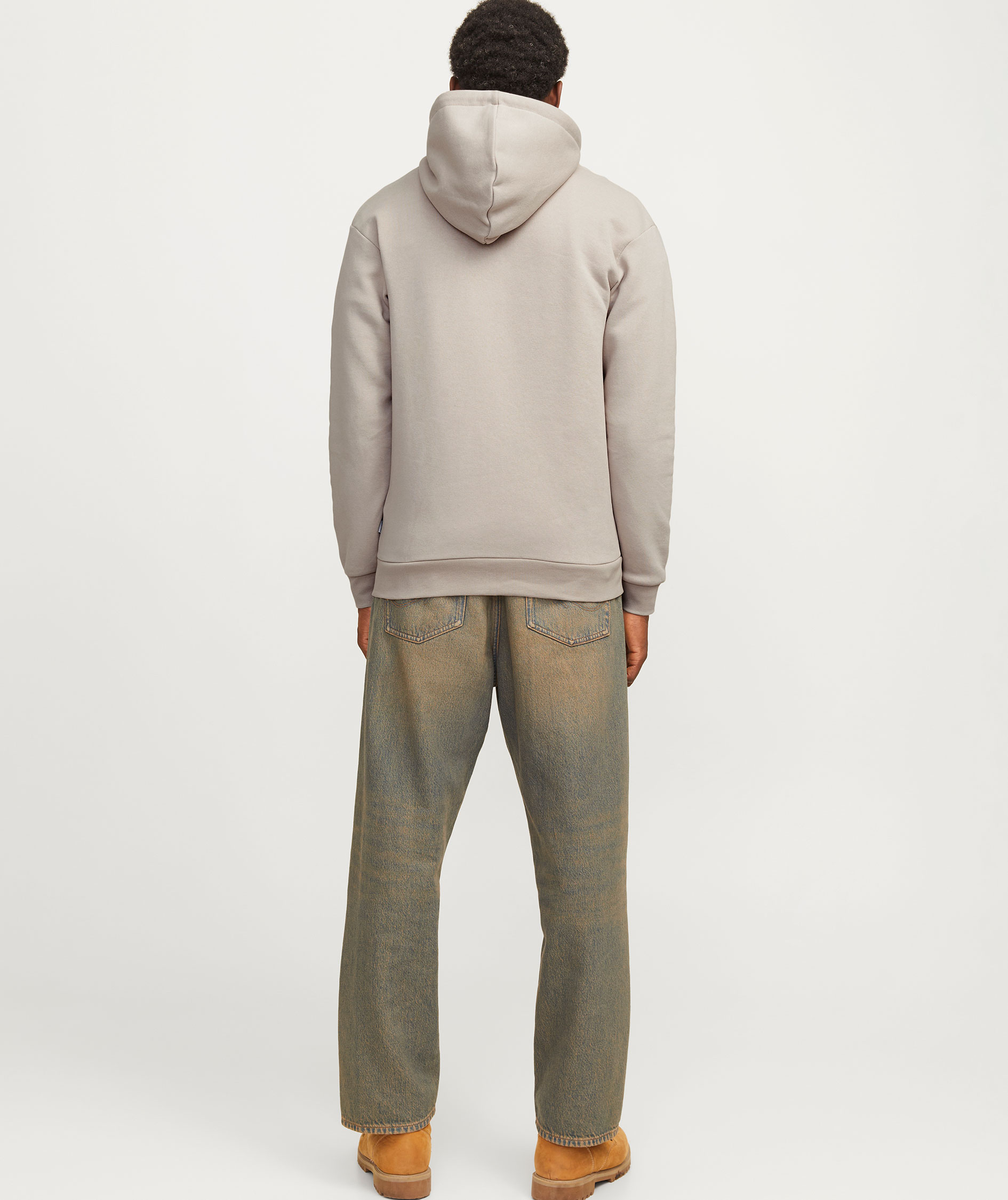 Jack & Jones JJEBRADLEY hettegenser med glidel&aring;s, Moonbeam, large image number 2