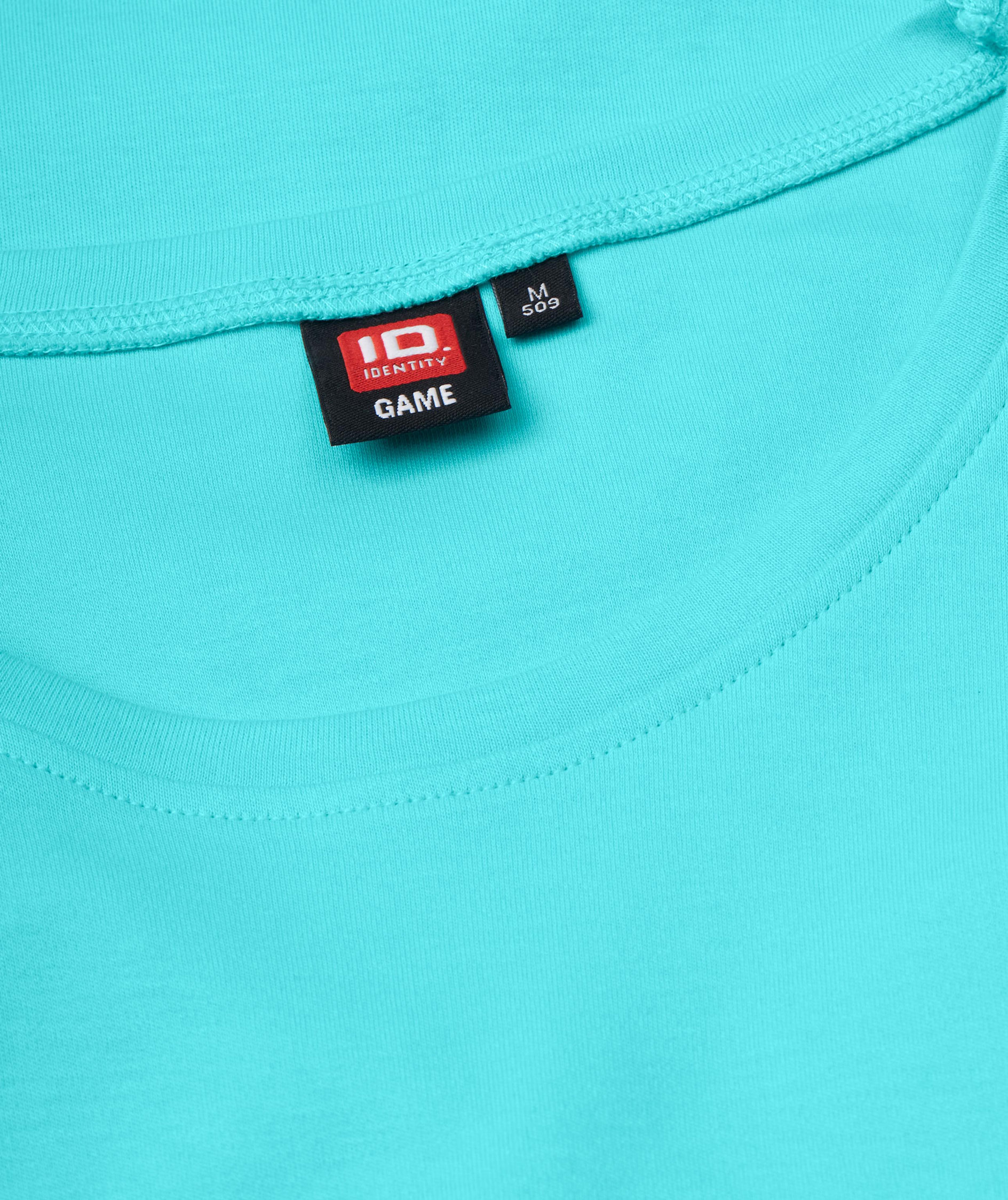 ID Interlock lang&aelig;rmet dame T-shirt, Mint, large image number 3