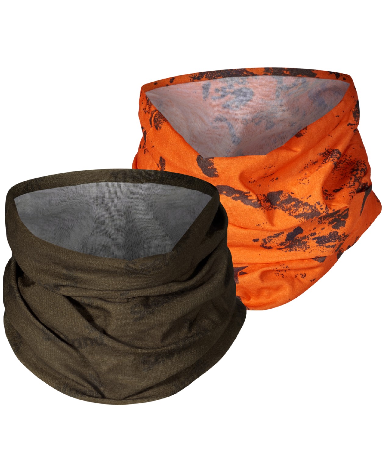 Seeland 2er-pack Halsw&auml;rmer, Pine green/InVis Orange blaze