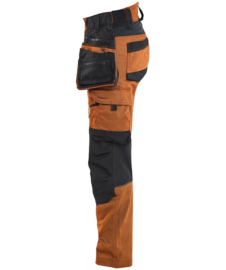 Bl&aring;kl&auml;der Striker women's craftsman trousers, Rust/black, large image number 3