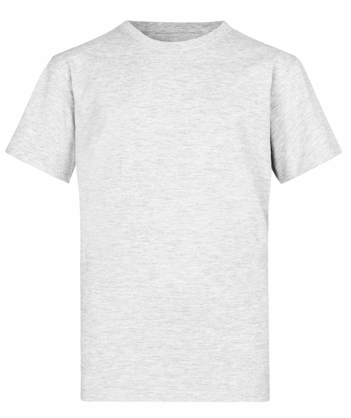 ID ekologisk T-shirt till barn, Ljusgr&aring; fl&auml;ckig