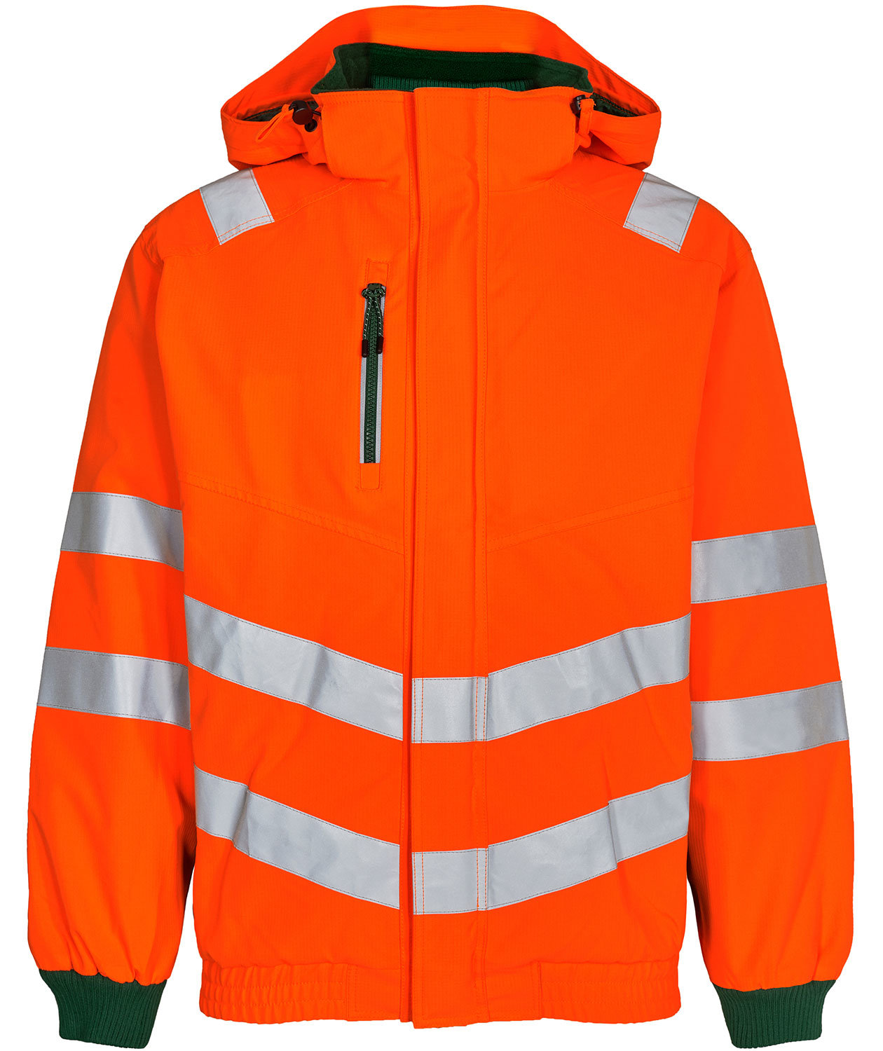 Engel Safety Pilotenjacke, Hi-Vis Orange/Gr&uuml;n, Hi-Vis Orange/Gr&uuml;n, swatch