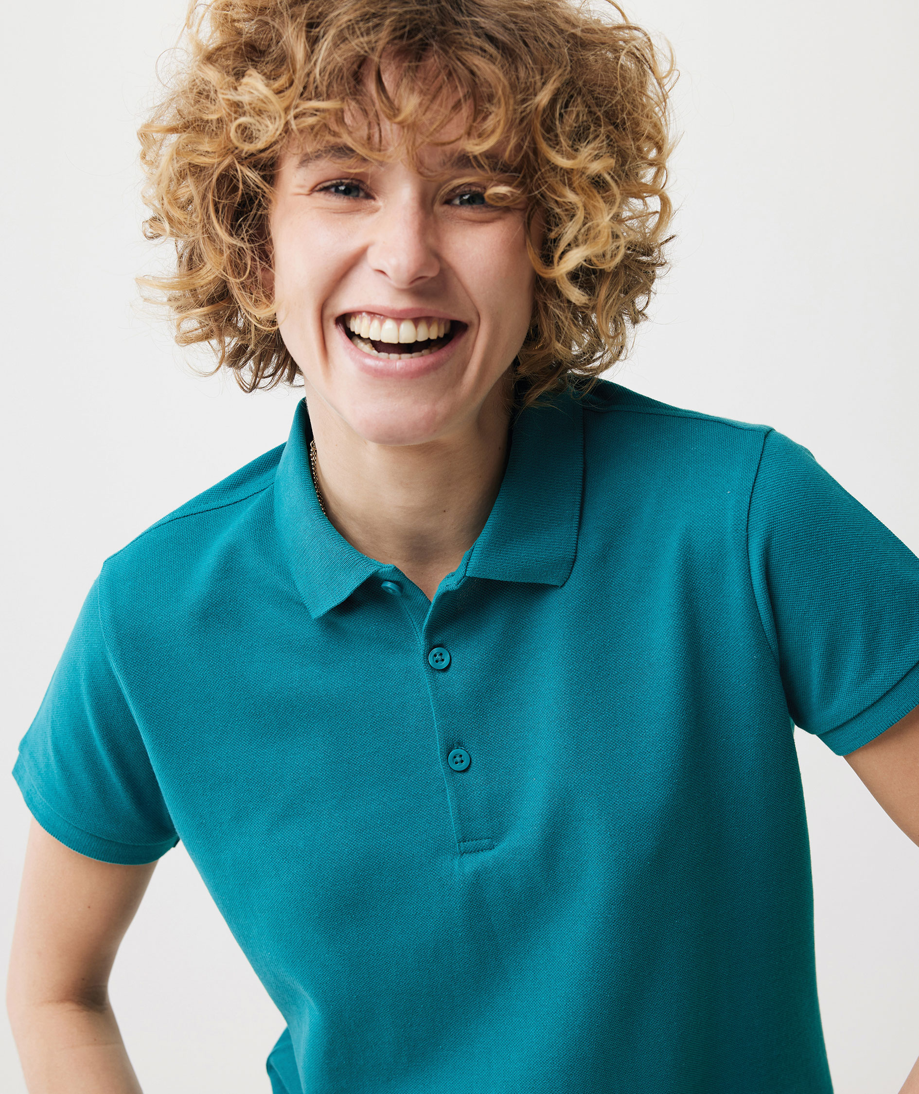 Iqoniq Yosemite Damen Poloshirt, Verdigris, large image number 5