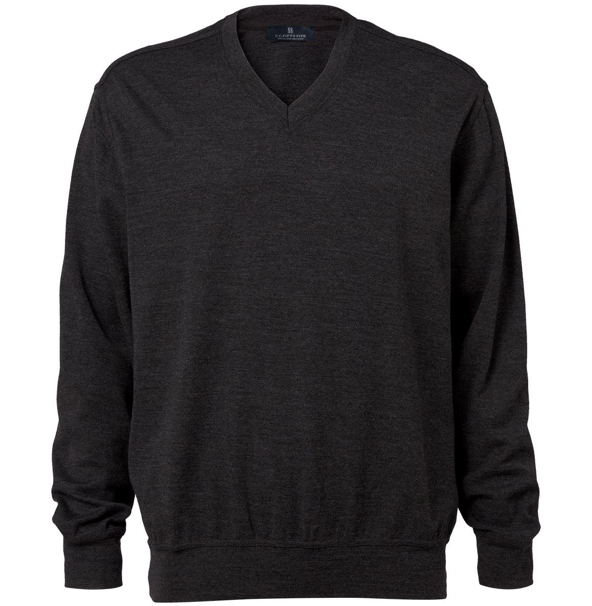 CC55 Glasgow strikk pullover, Charcoal