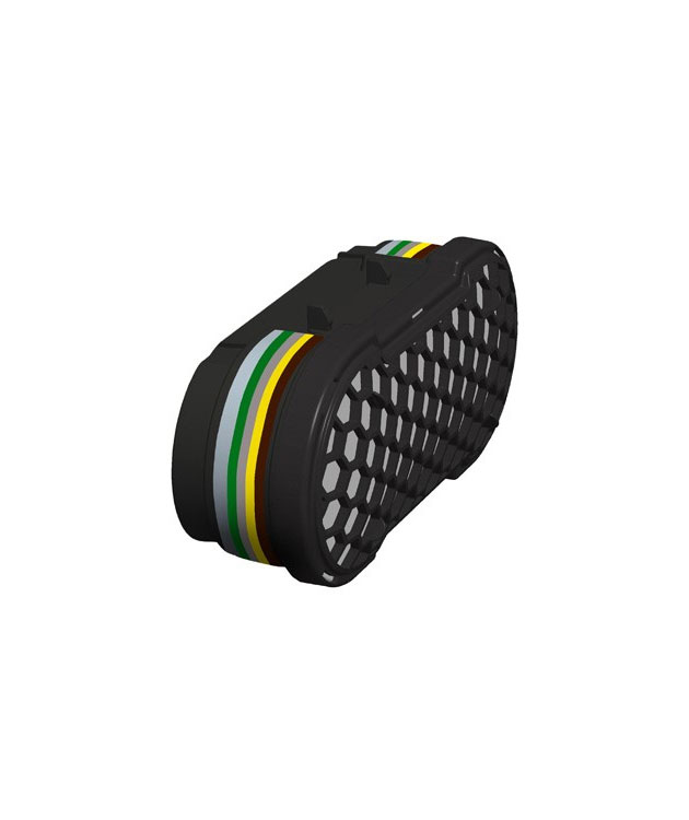 CleanSpace filter ABEK1 3-pack, Svart