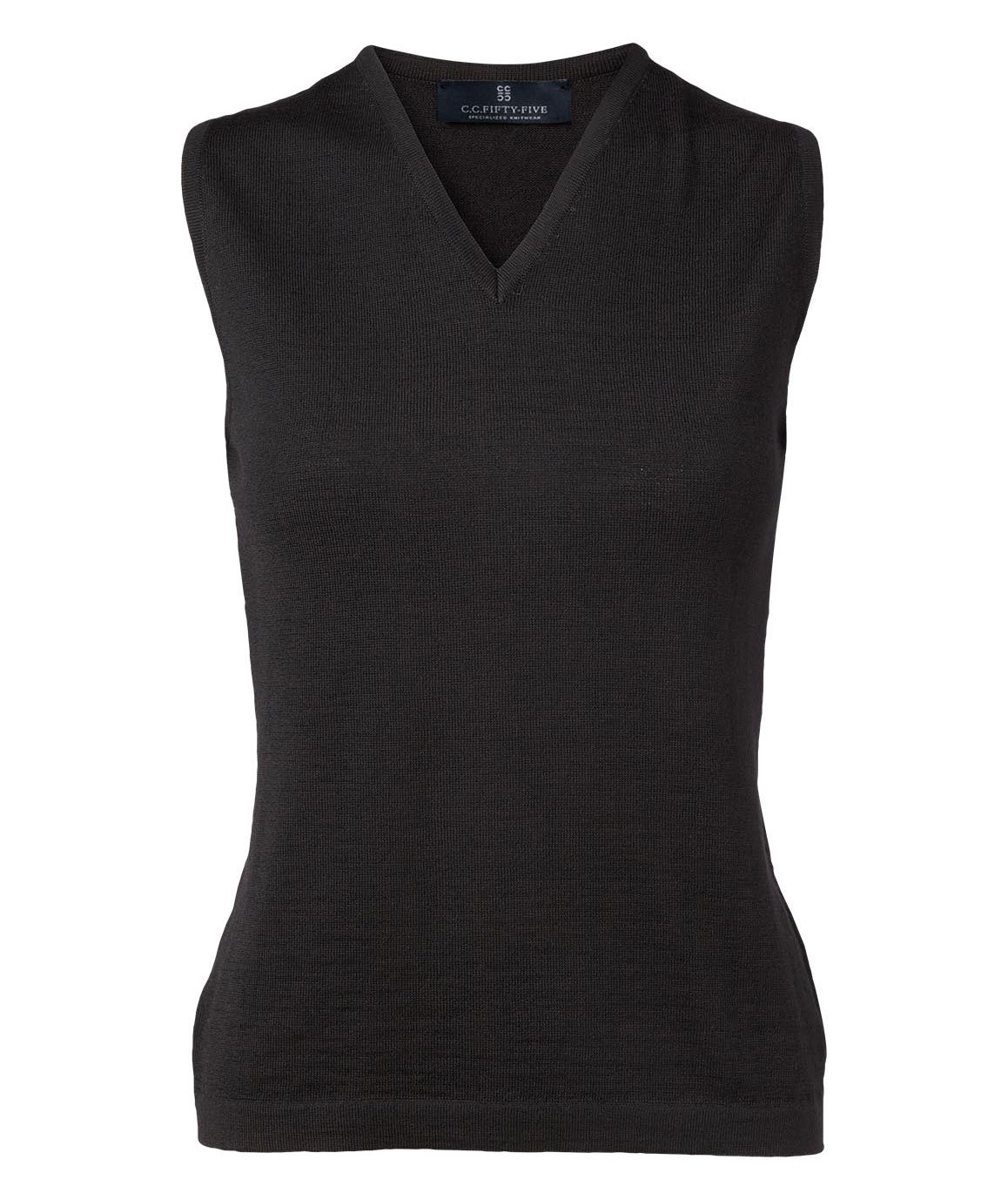 CC55 Copenhagen slipover/v&auml;st dam, Svart