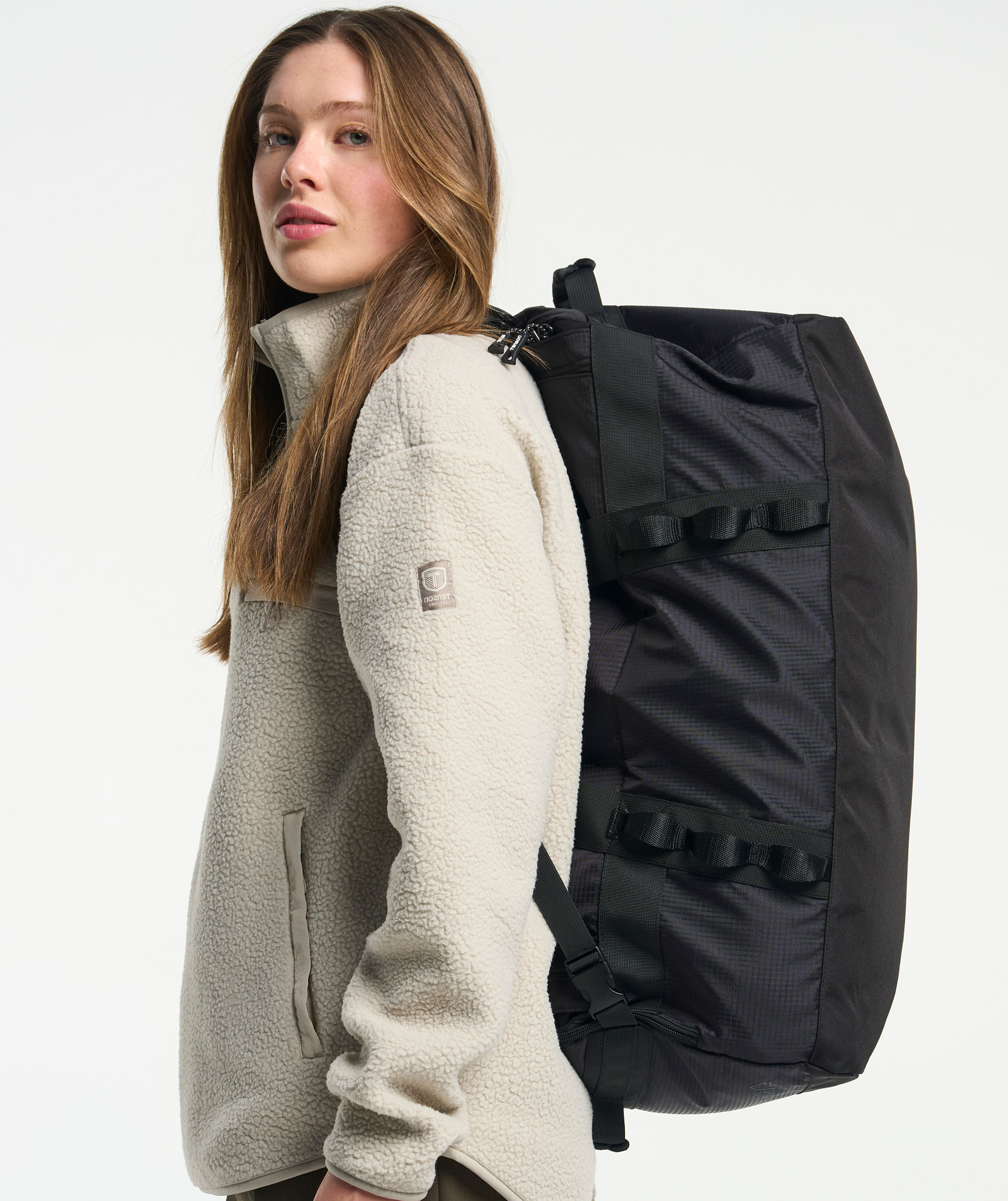 Tenson Camper Weekend duffelbag 55L, Sort, Sort, large image number 3
