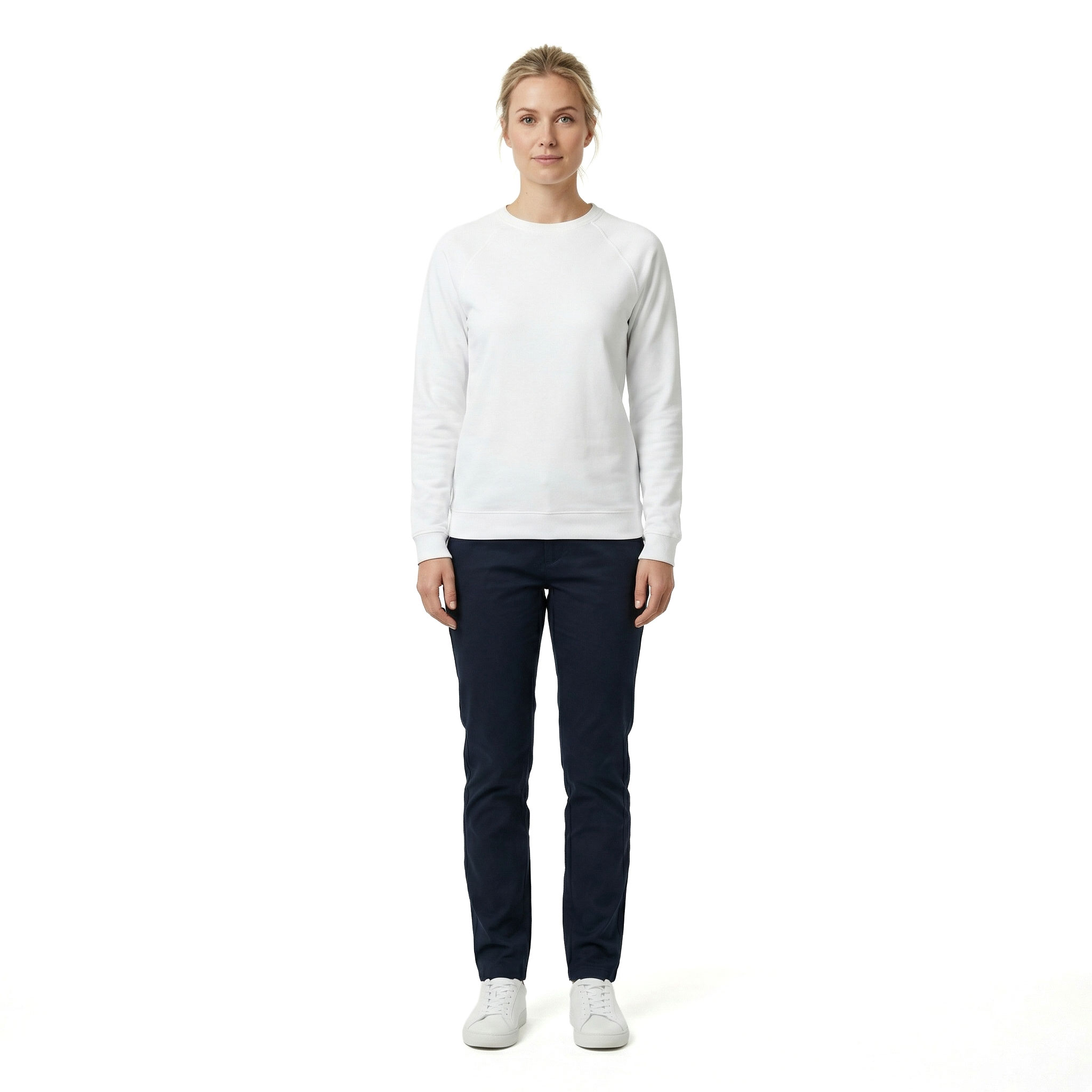 ID Core dame sweatshirt, Hvid, large image number 2