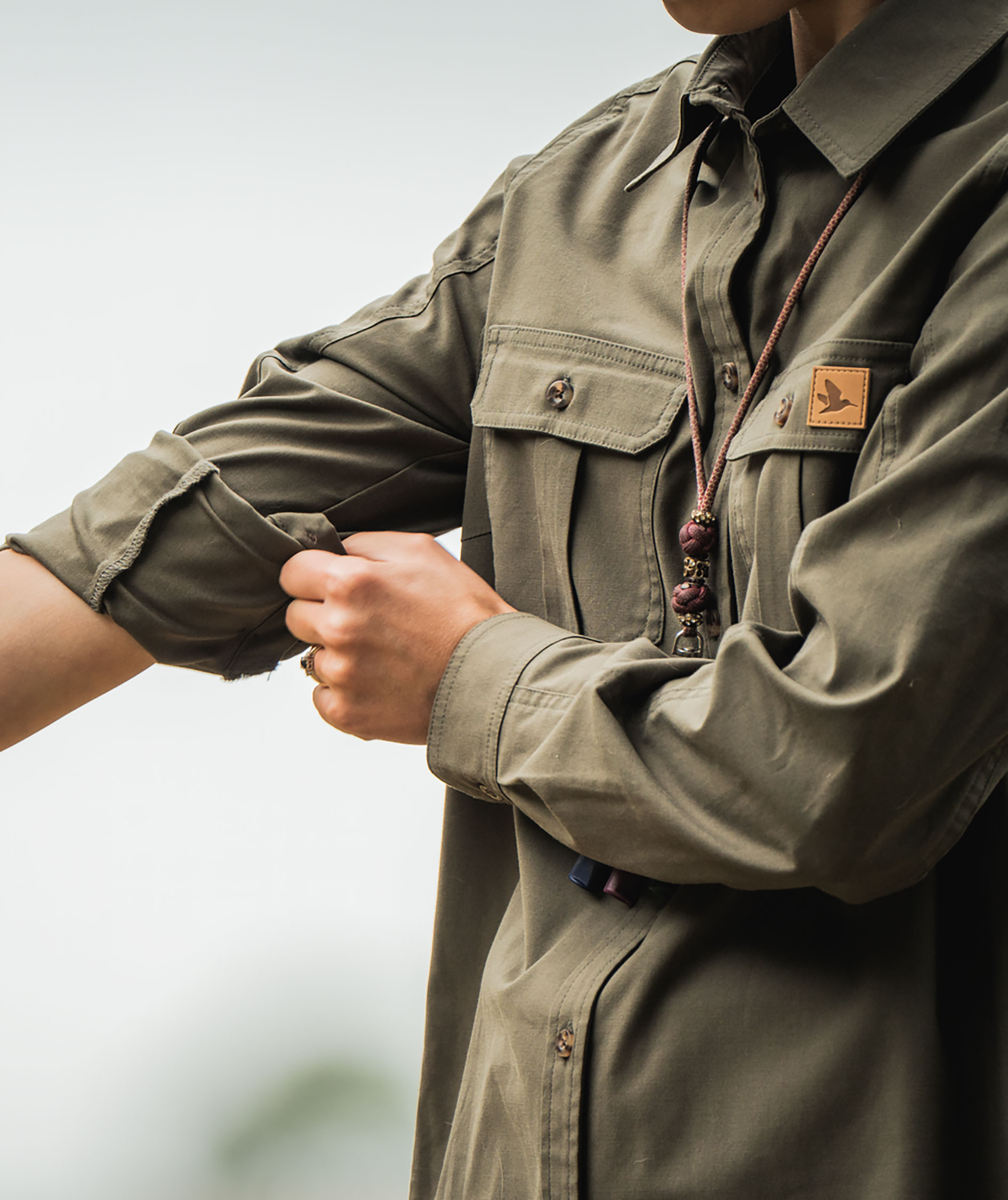 Seeland Selous Ines Cargo dameskjorte, Grape leaf, large image number 5