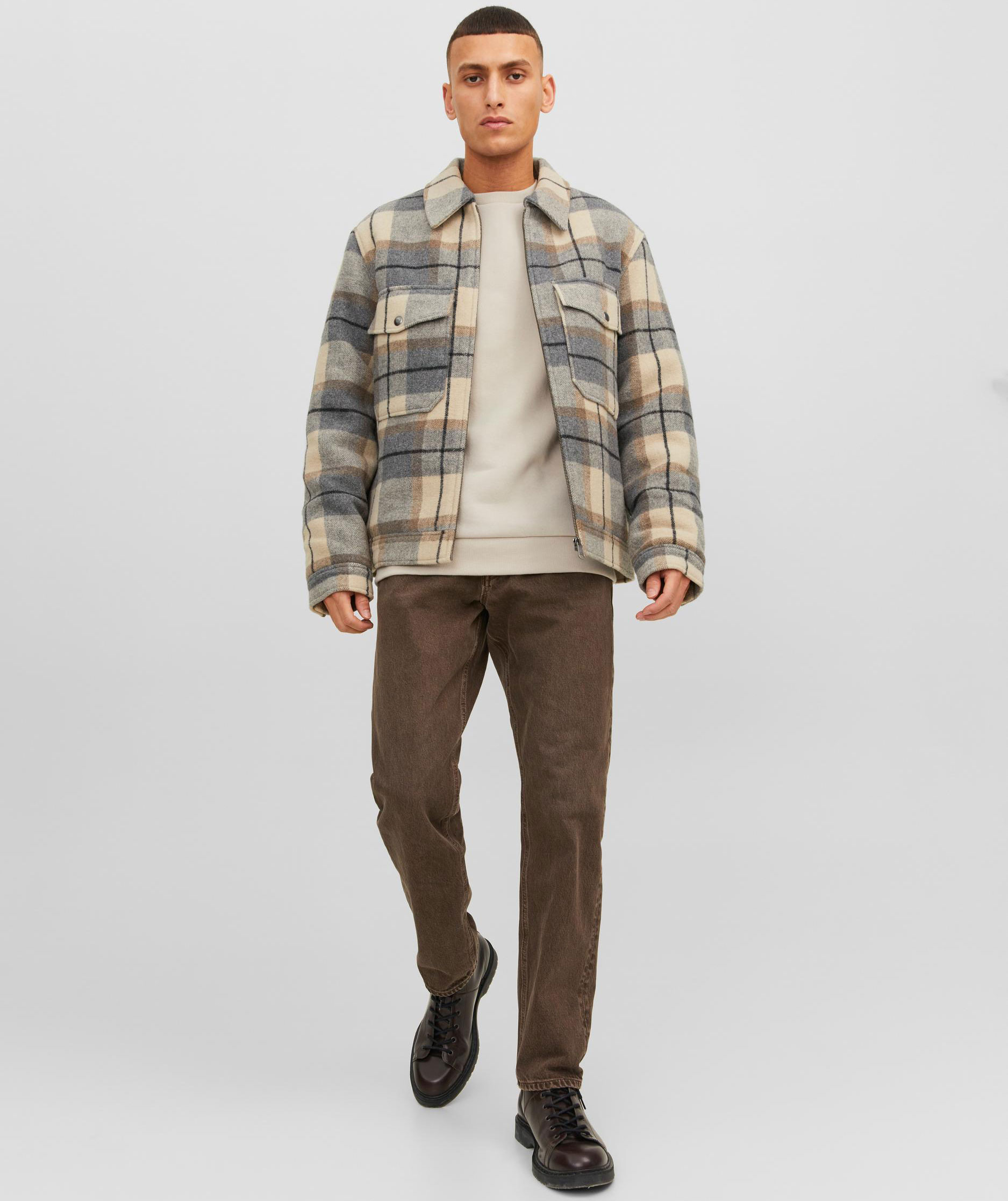 Jack & Jones JJEBRADLEY sweatshirt, Moonbeam, large image number 4