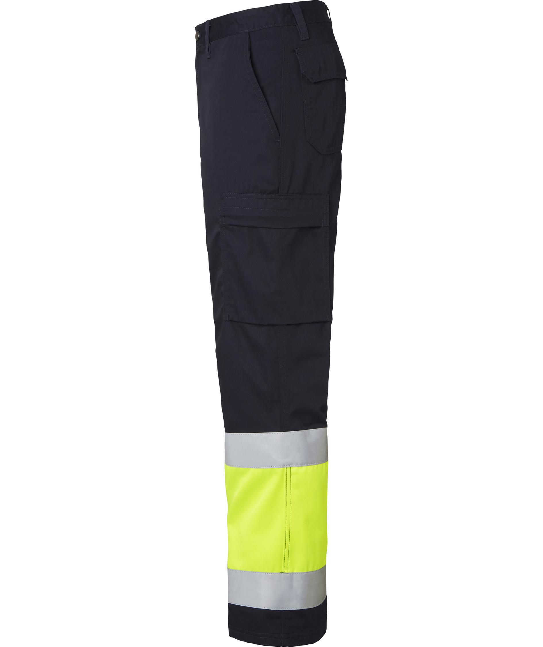 Top Swede servicebyxa 2070, Navy/Hi-Vis gul, large image number 3