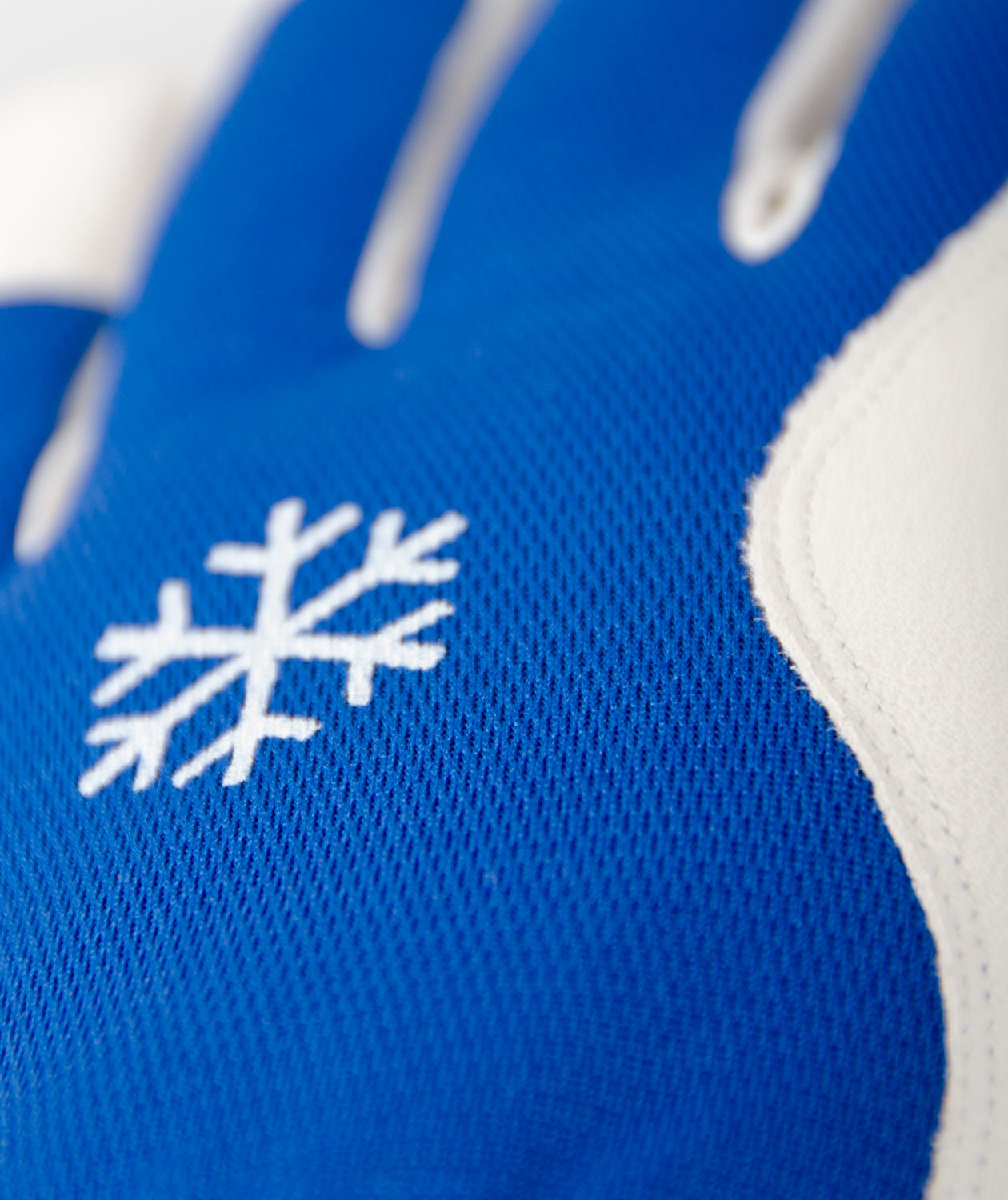 Tegera 217 l&auml;derhandskar, vinterfodrad, Vit/Bl&aring;