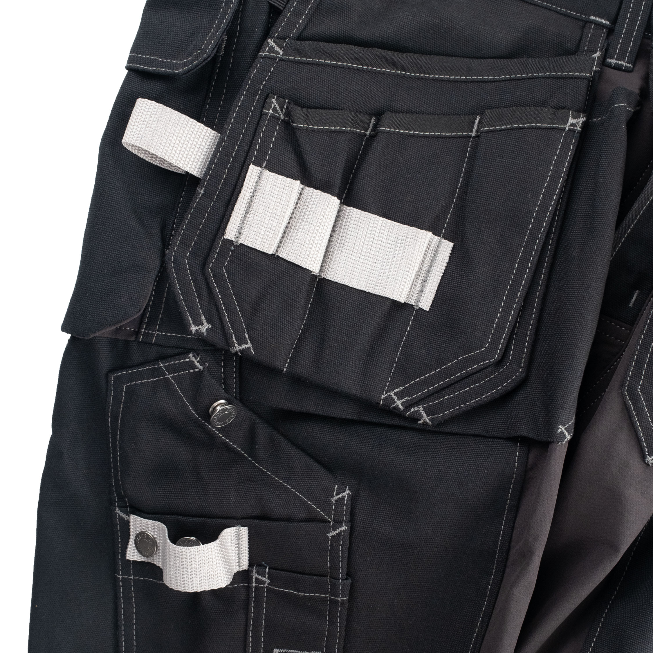 Fristads Gen Y stretch h&aring;ndv&aelig;rkerbukser 2530 CYD, Sort, large image number 6