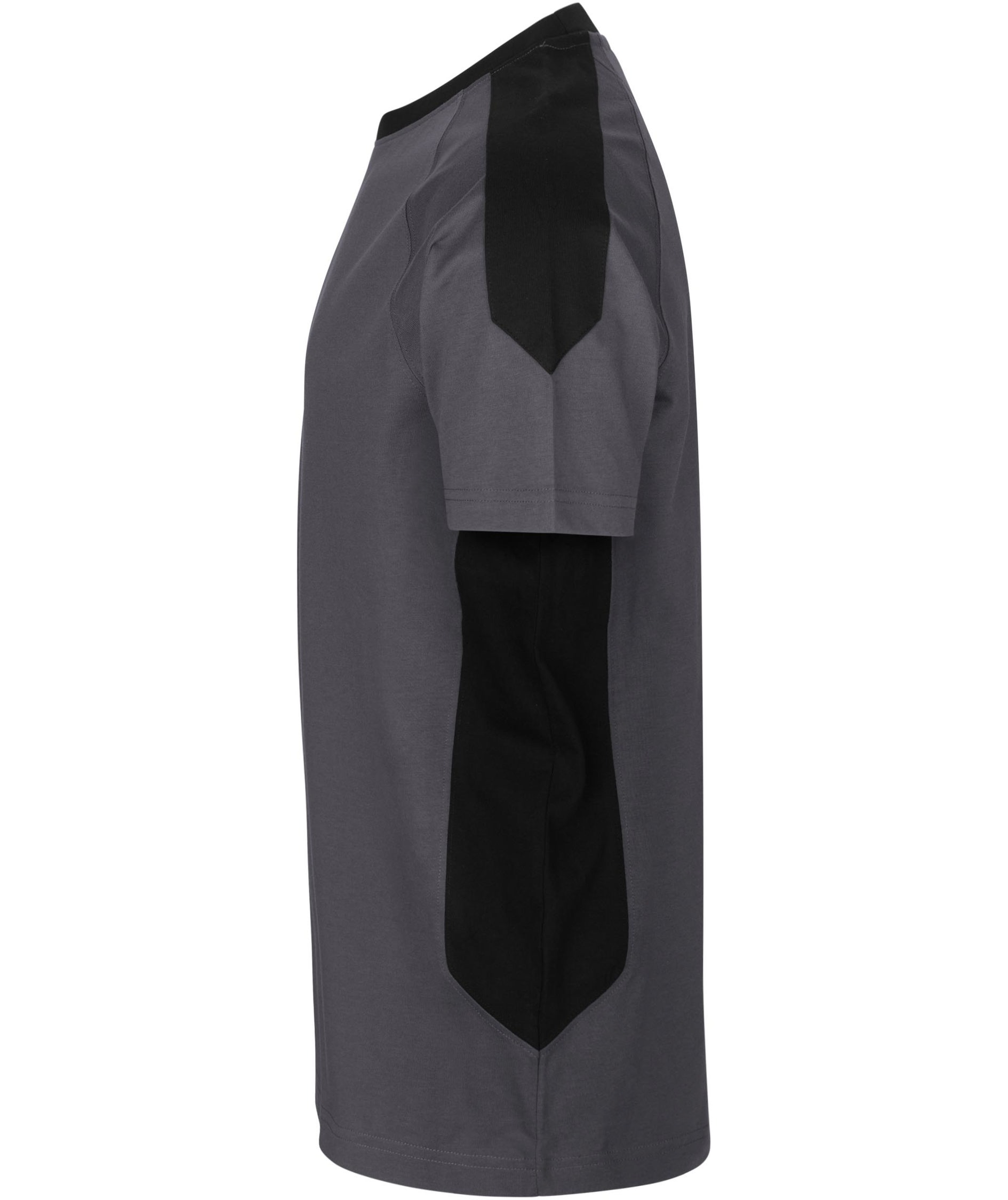 ID Pro Wear kontrast T-skjorte, Silver Grey, large image number 2