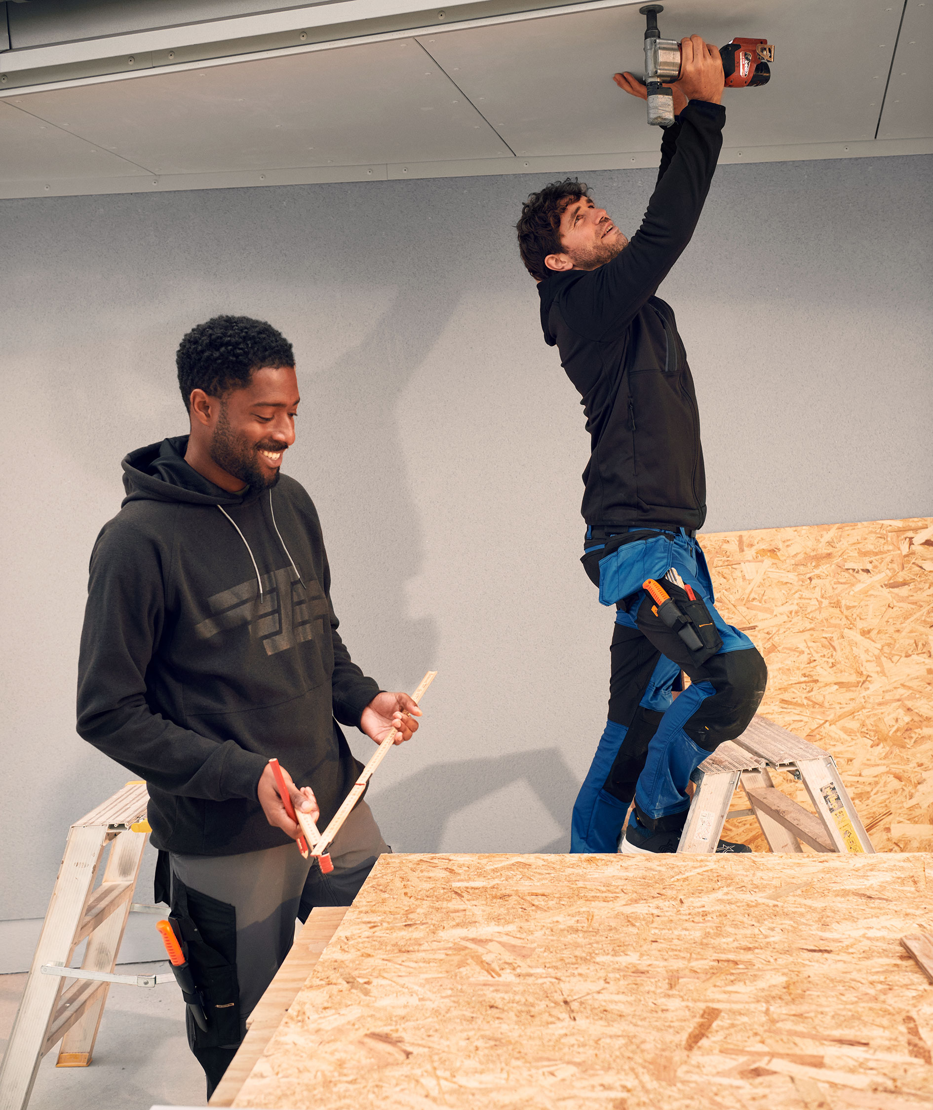 Snickers AllroundWork Handwerkerhose 6241, True Blue/Schwarz, large image number 4