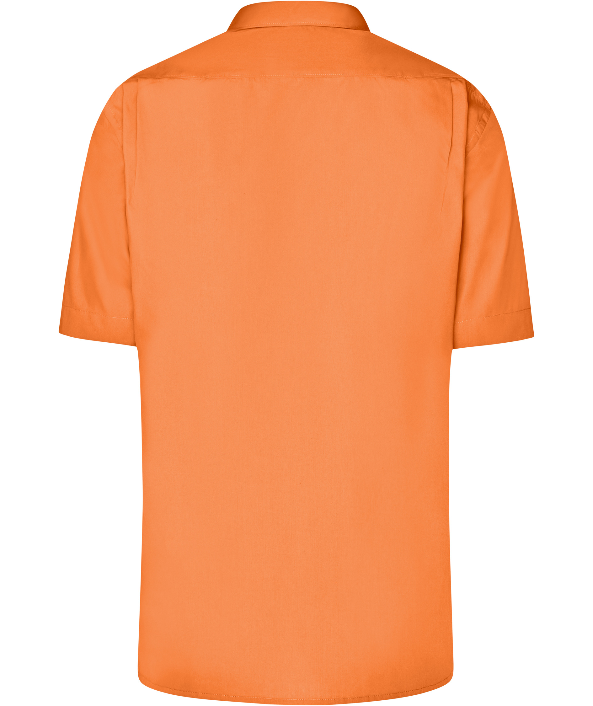 James & Nicholson classic fit kort&auml;rmad skjorta, Orange