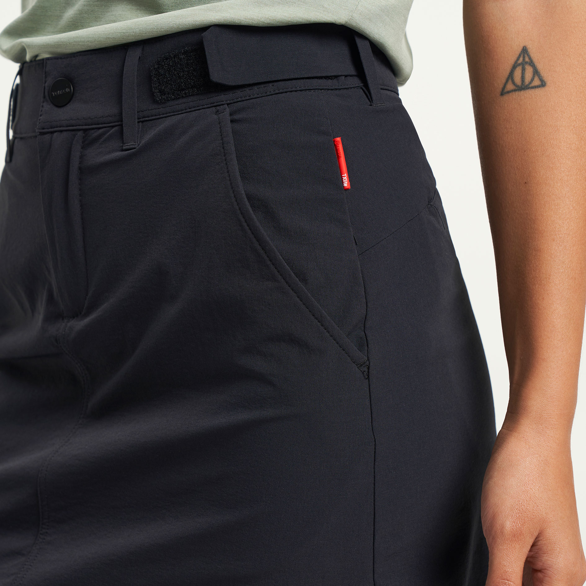 Tenson TXlite skort/nederdel, Sort, large image number 7