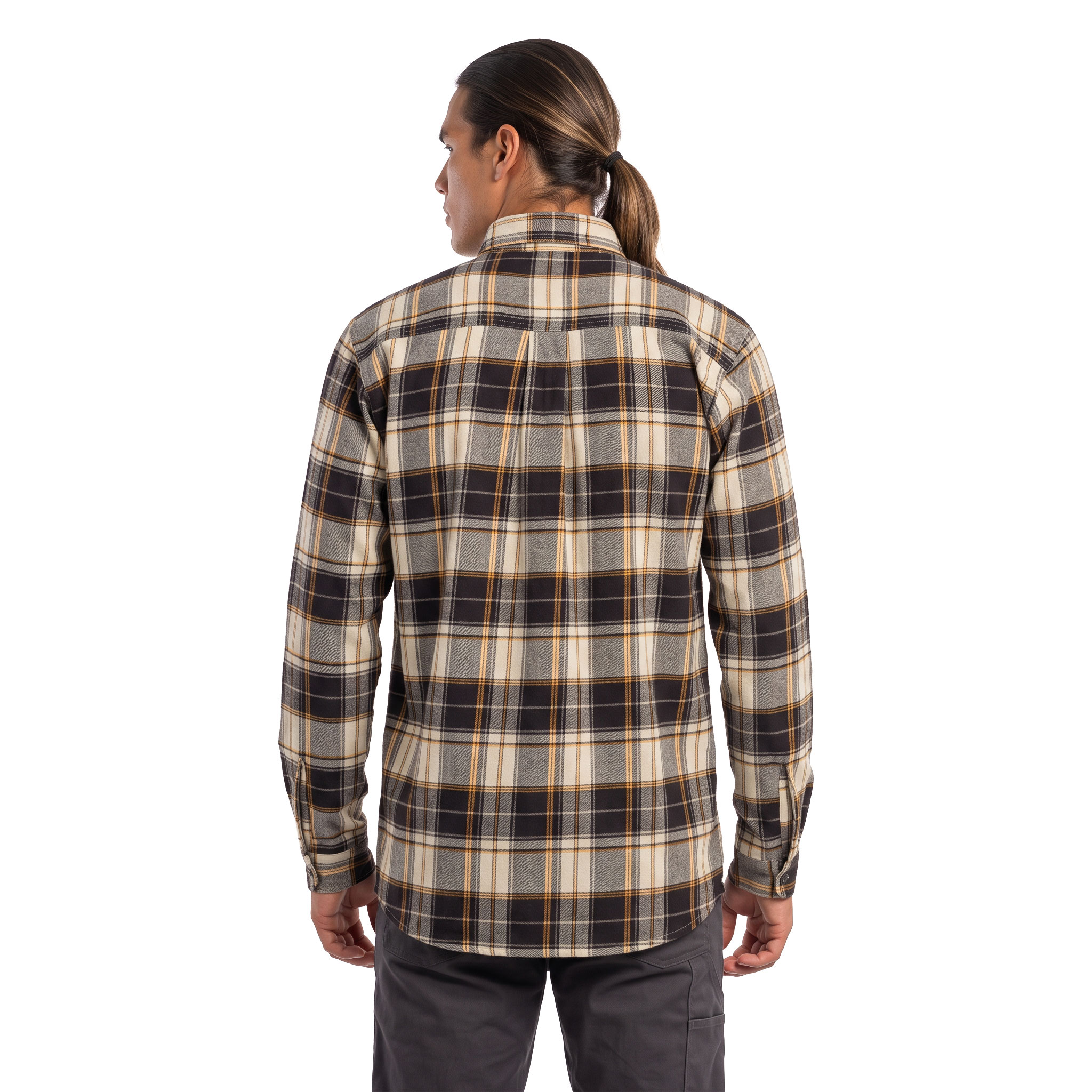 Portwest KA3 flannel shirt, Black, large image number 2